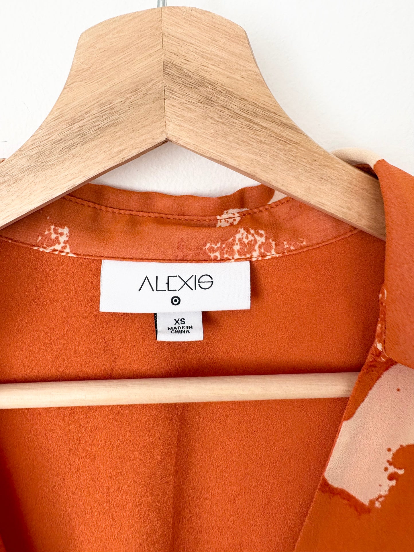 Alexis X Target pleated wrap dress XS/S