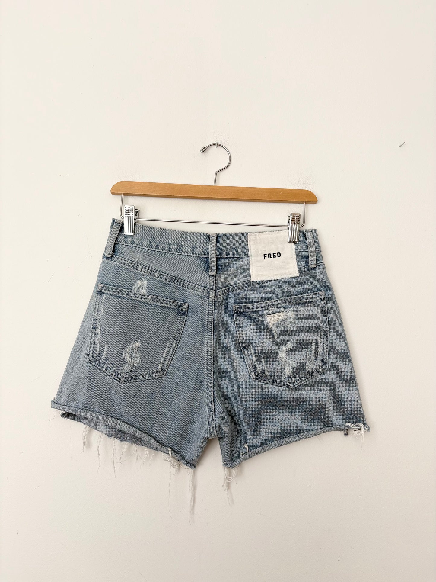Les Basic Fred distressed shorts W26