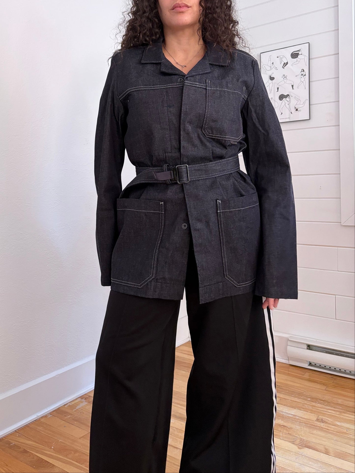 Veste en jean G-Star Raw Premium années 70, taille 2XL