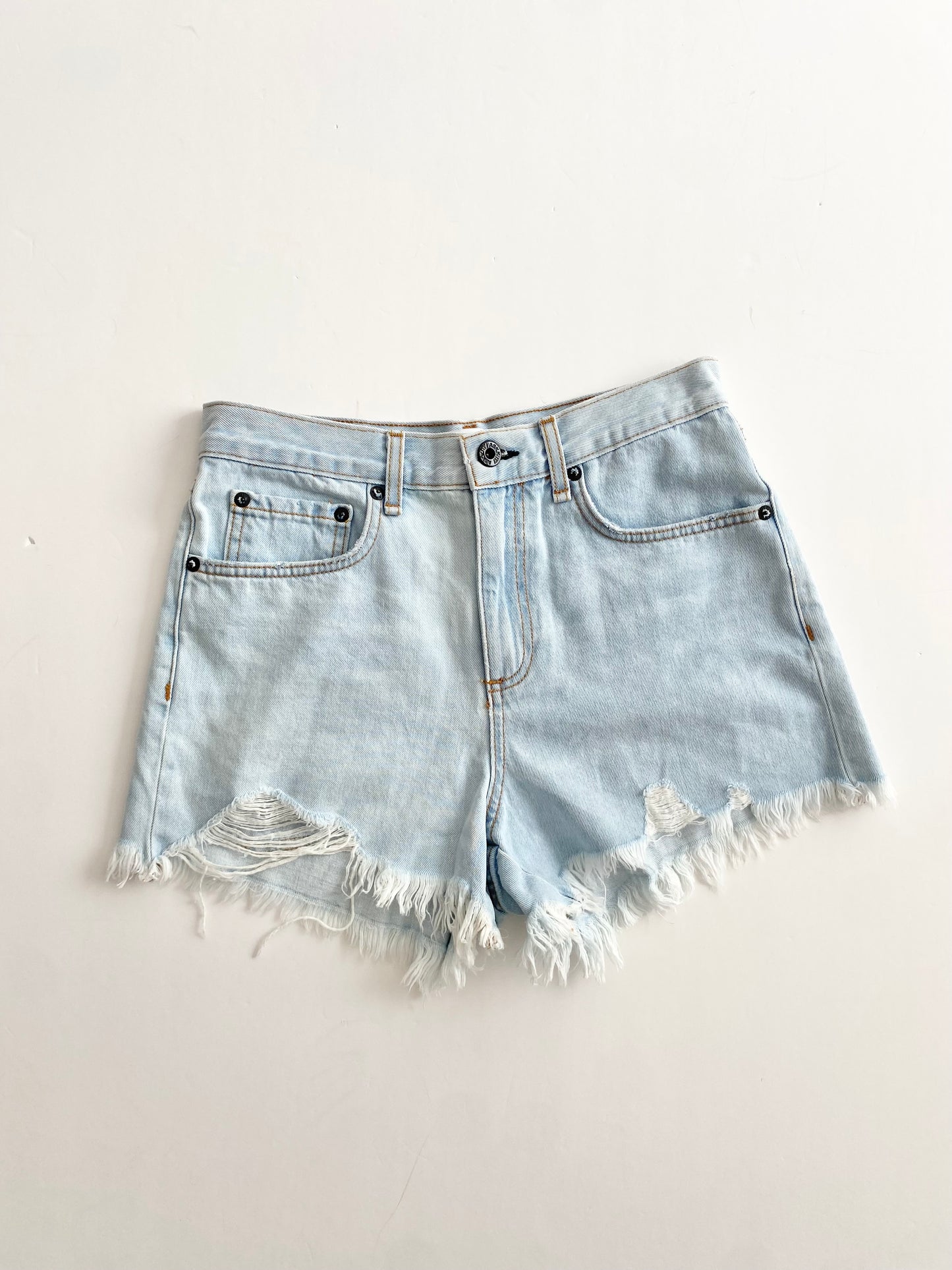 Short en jean découpé ASKK NY W25