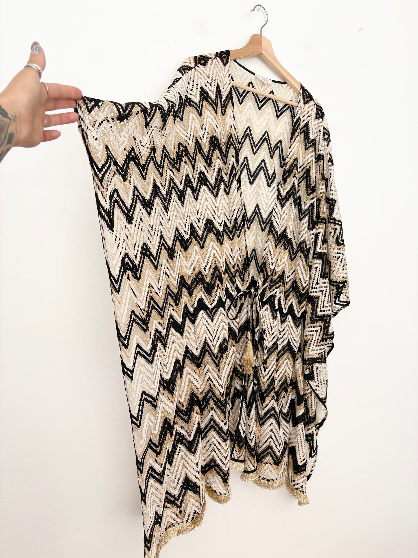 Ramy Brook Mckala paréo tricoté à chevrons XXL