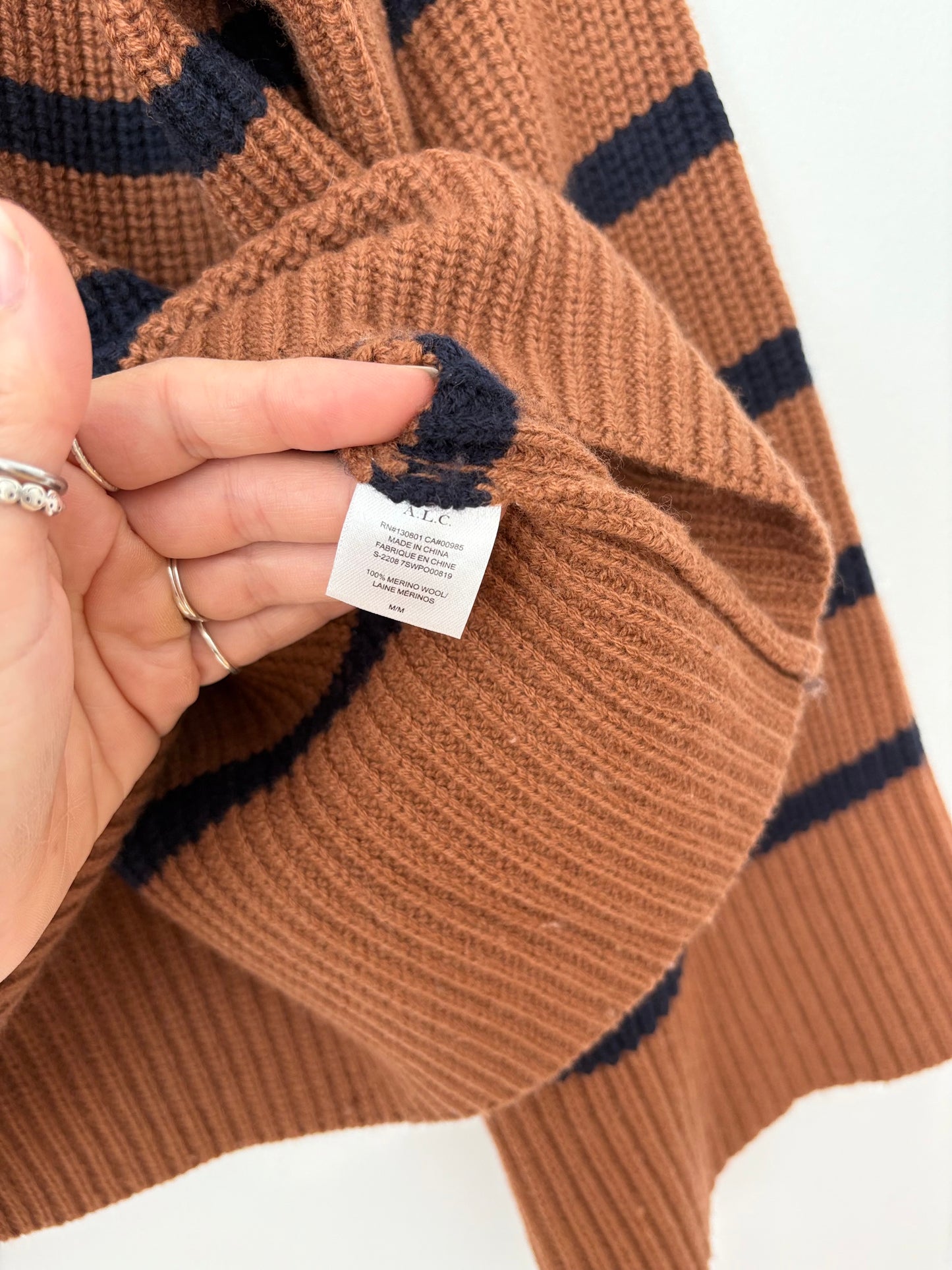 A.L.C Louise merino wool sweater M/L