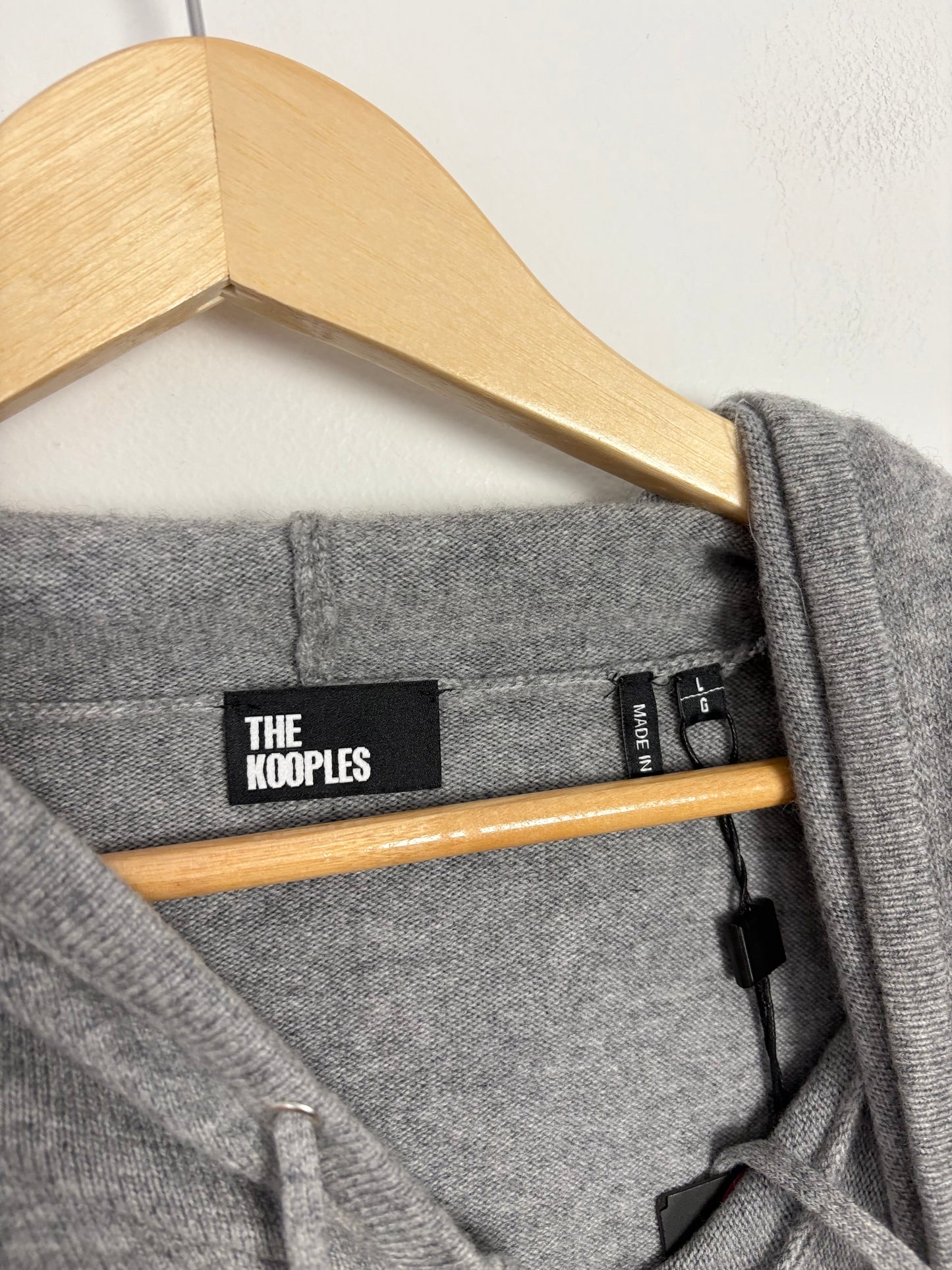 The kooples wool & cashmere zip hoodie M/L