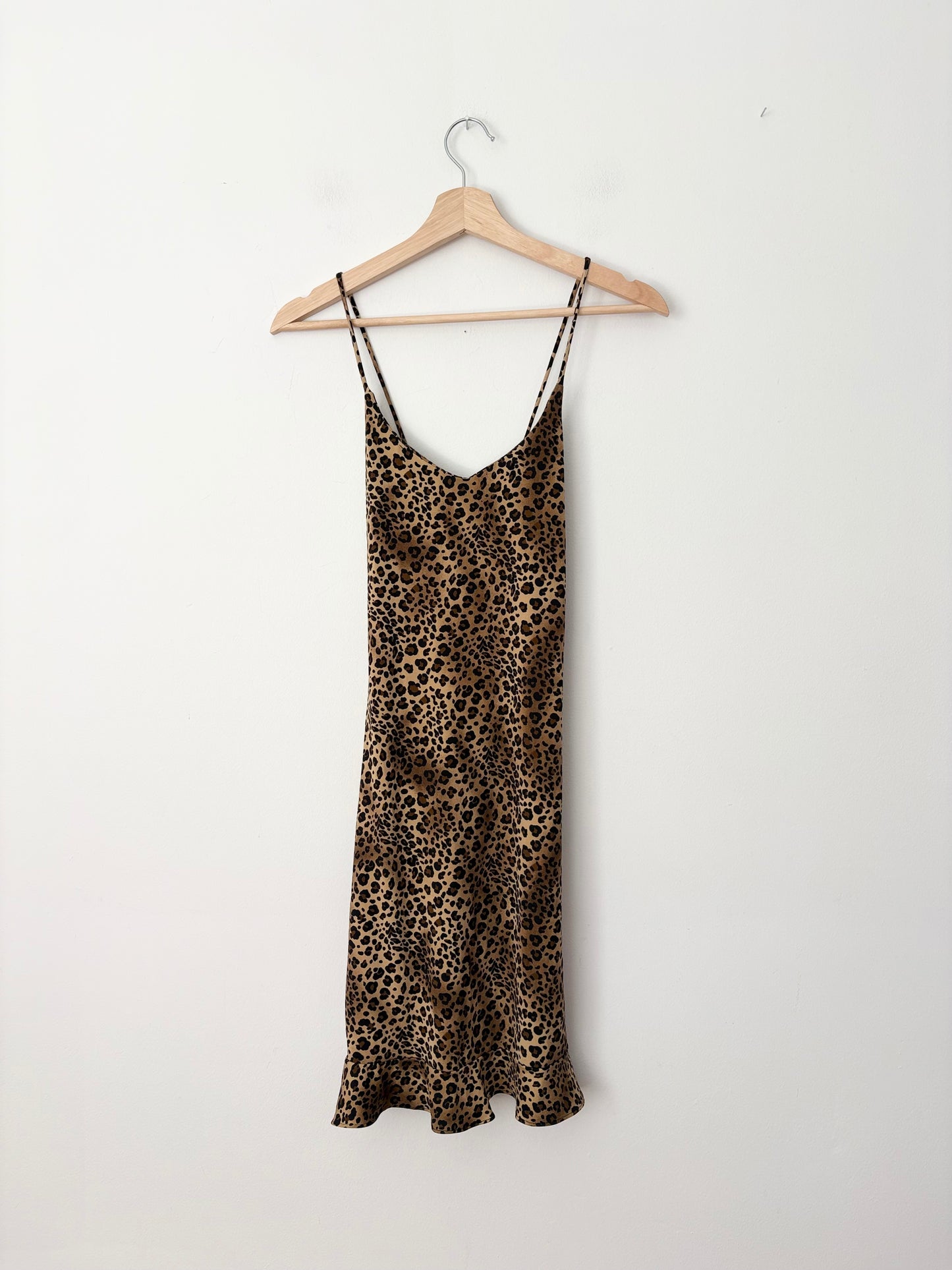 Robe léopard courte Vintage Le Château Petite