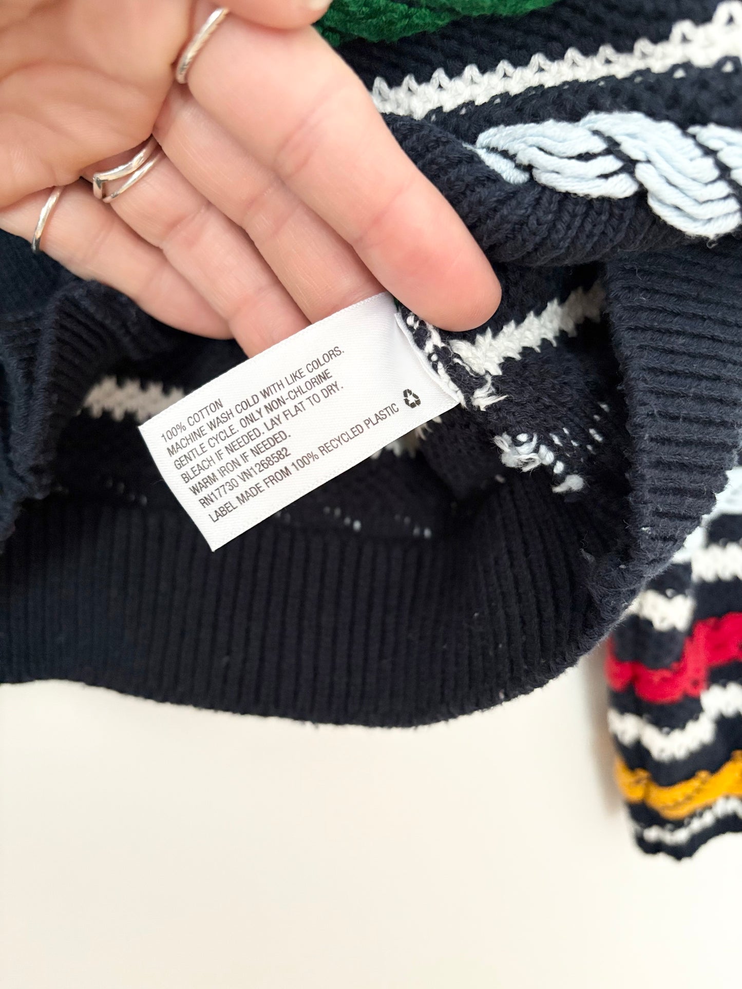 La Ligne  X Target rainbow textured cardigan Large