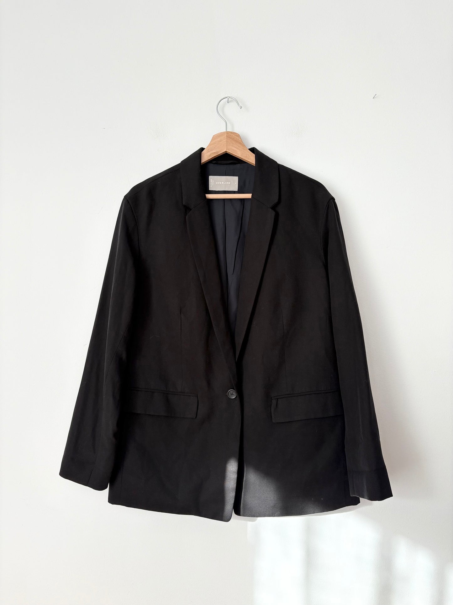 Everlane the easy blazer in black S/M