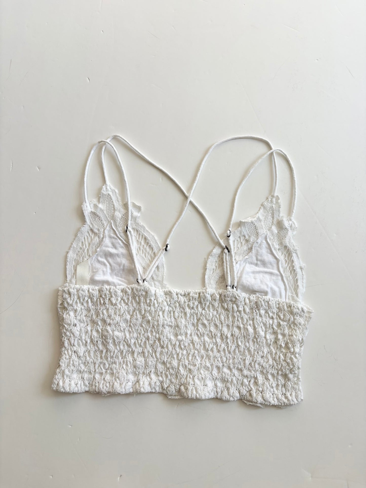 Soutien-gorge bralette Adella Free People blanc Petite taille