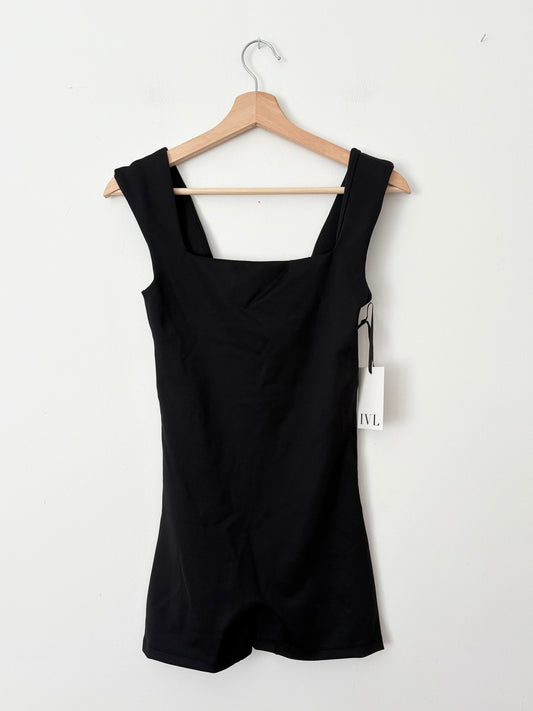 IVL Collective square neck backless romper Small