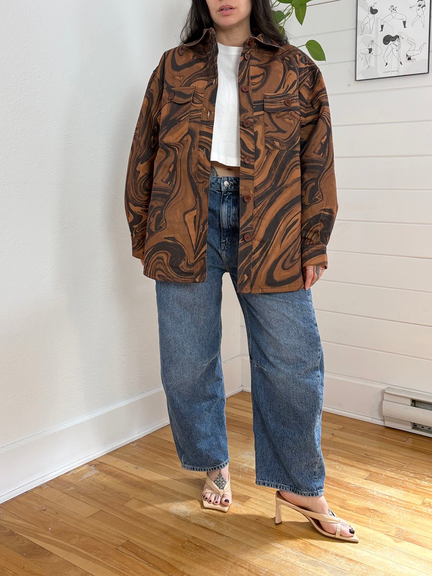 House of Sunny paradise quilted jacket M/L