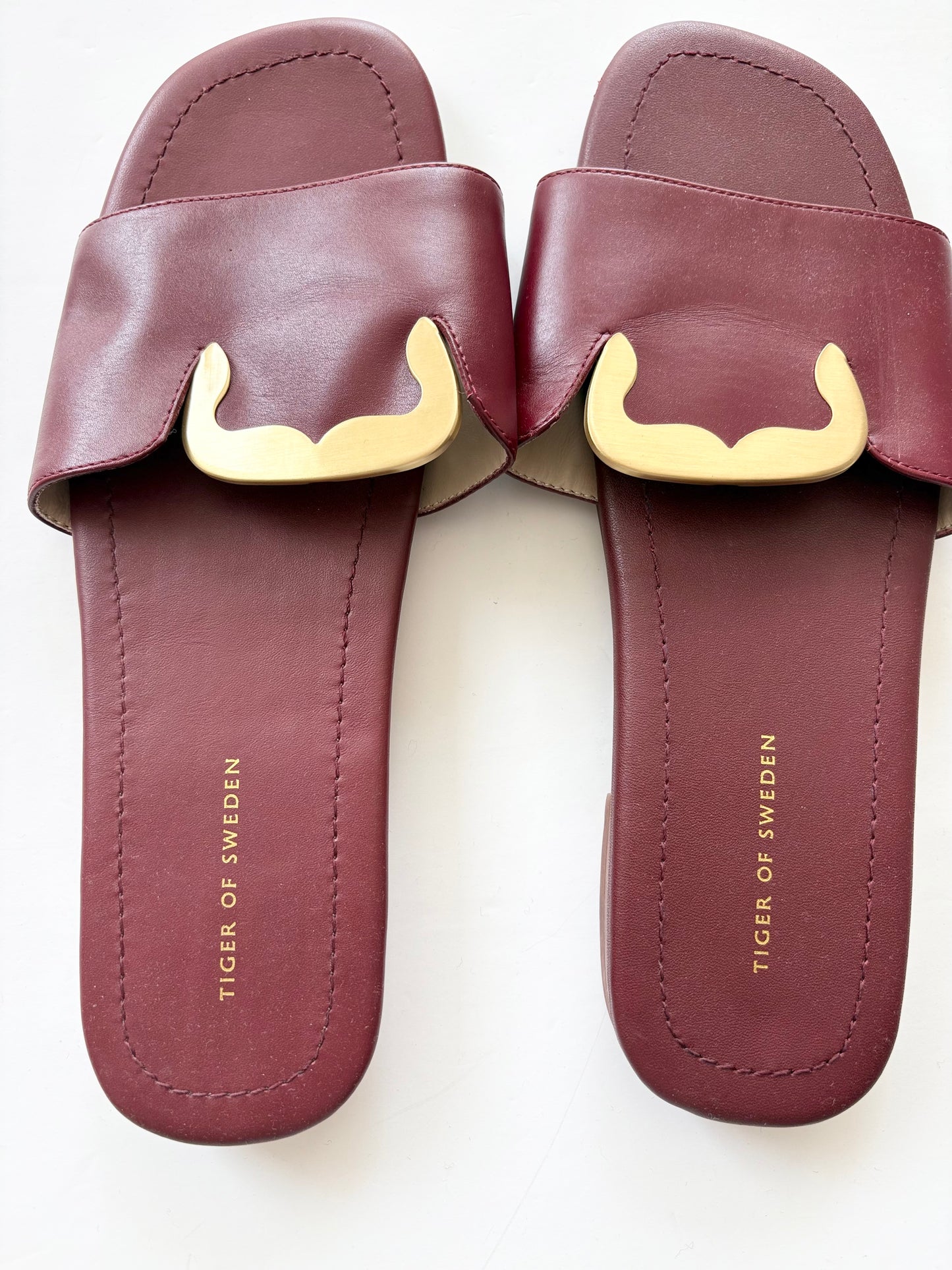 Tiger of Sweden leather flat sandals EUR39