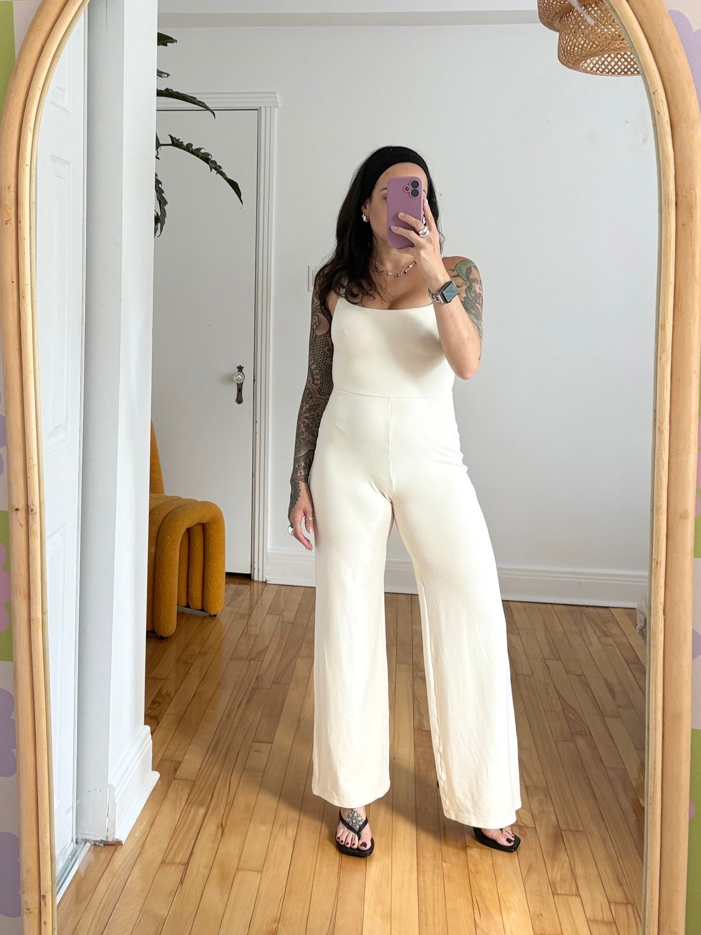 Combinaison American Apparel Harper jambe large Petite