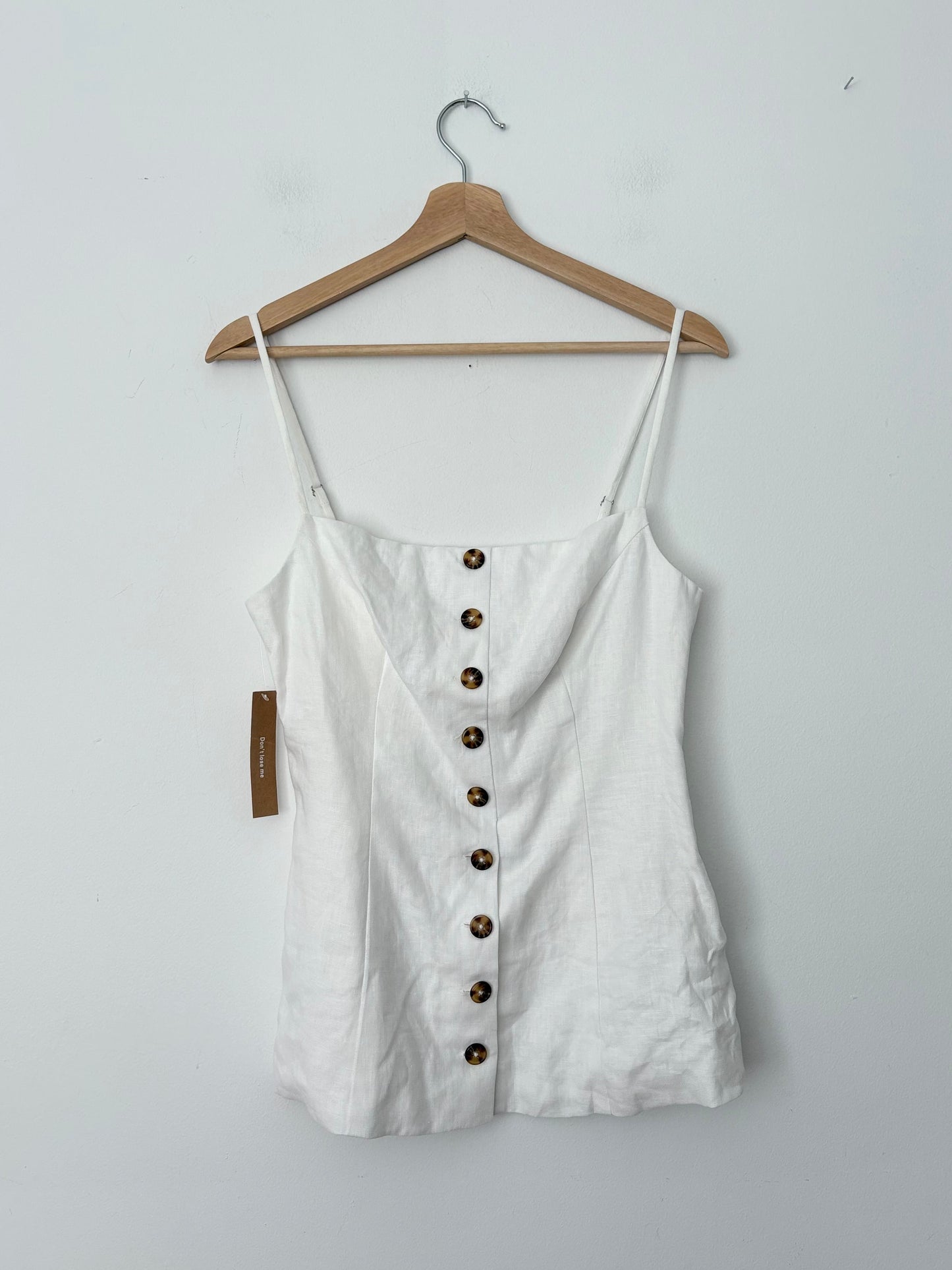 Kourt linen vest tank top S/M
