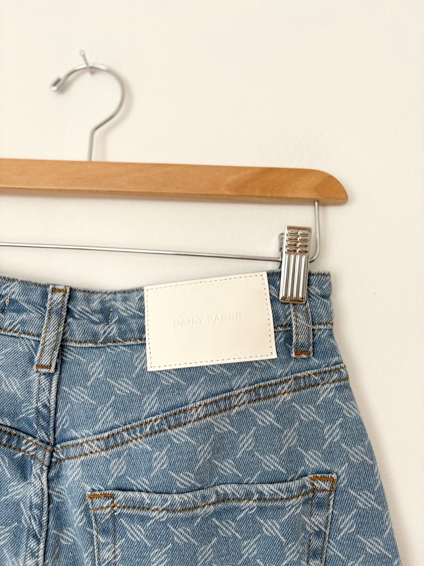 Daily Paper Mel printed monogram jeans W25