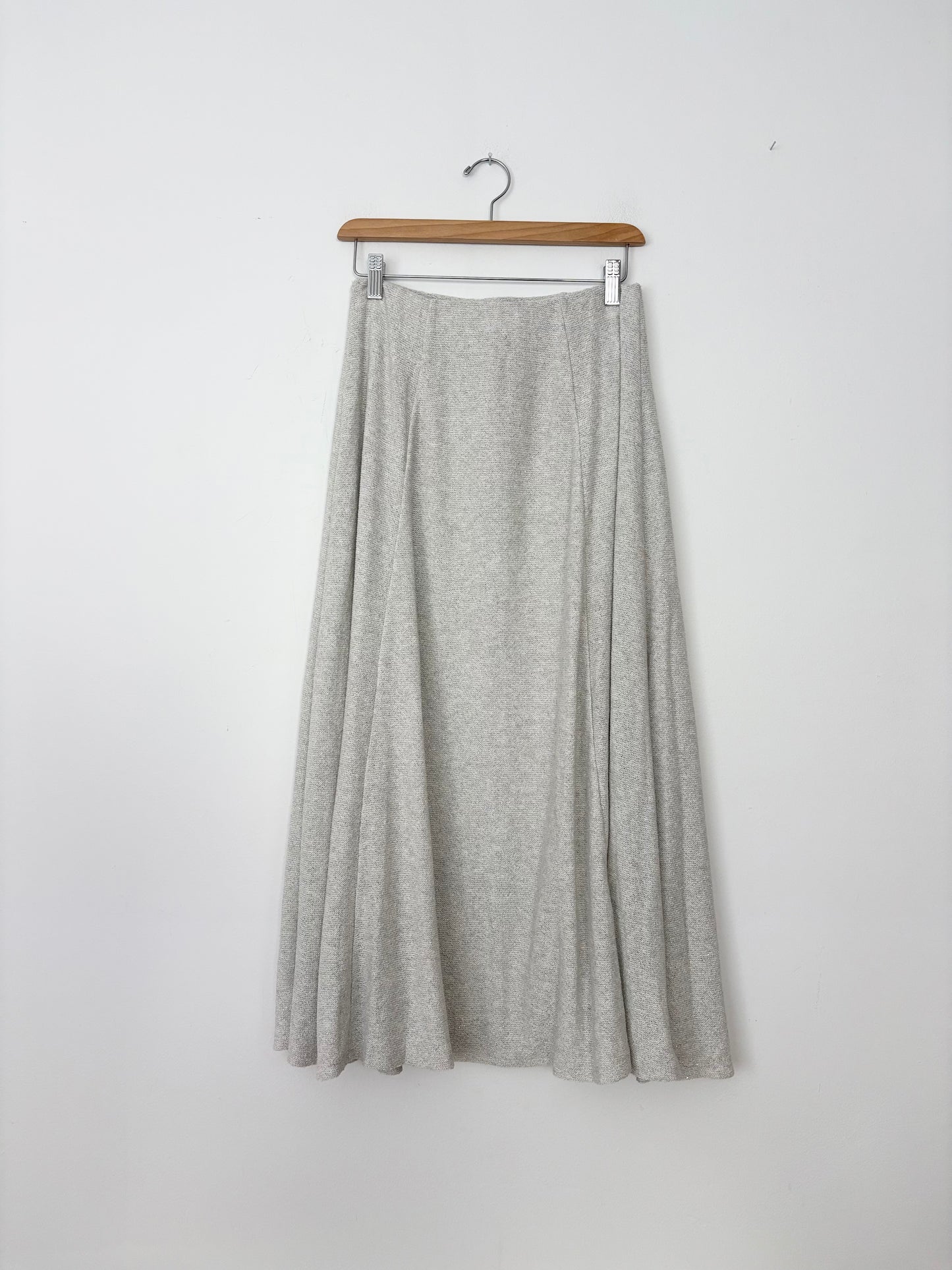 Zara metallic knit midi skirt Medium