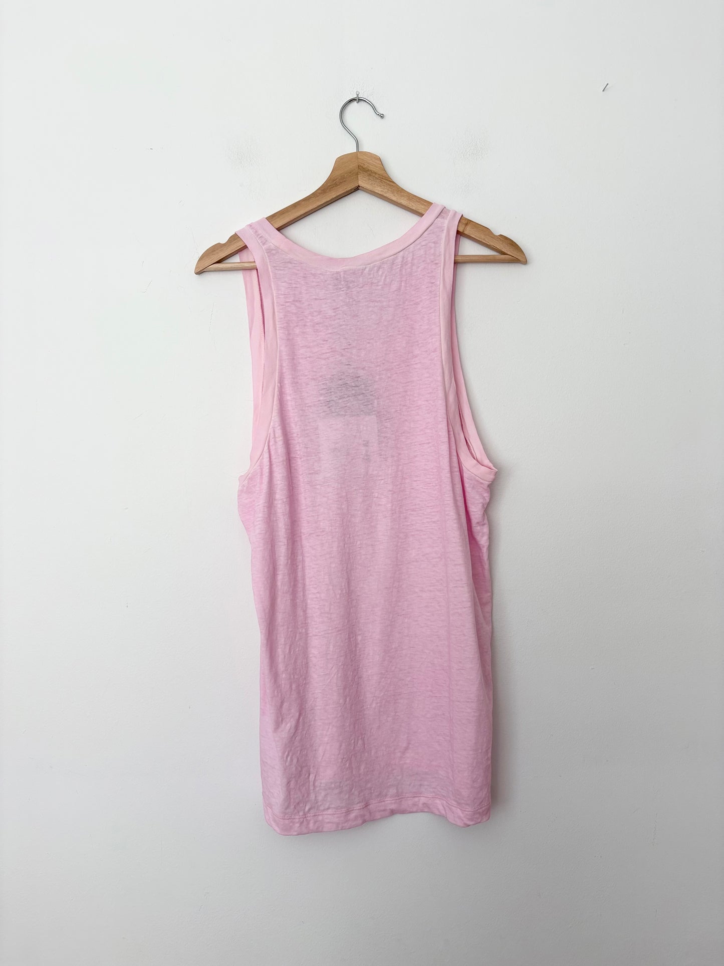 Dsquared2 cool pink runway ruffle tank Small