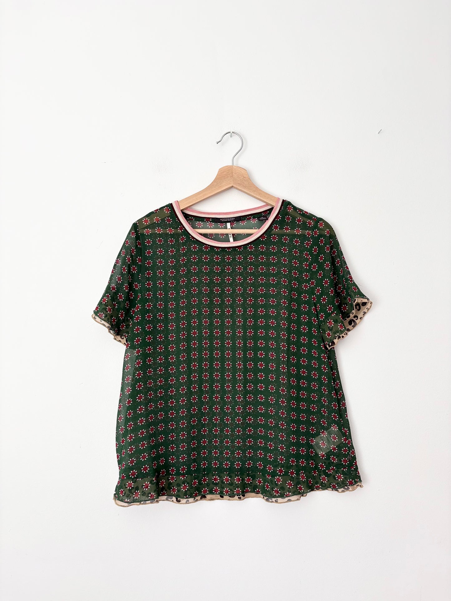 Scotch & soda X The peaks sheer tee Small