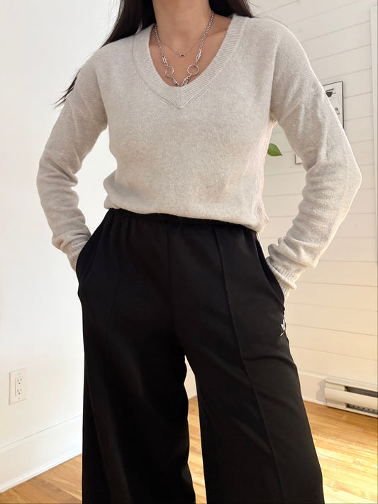 Madewell Bartlett V-Neck Pullover Sweater  Small