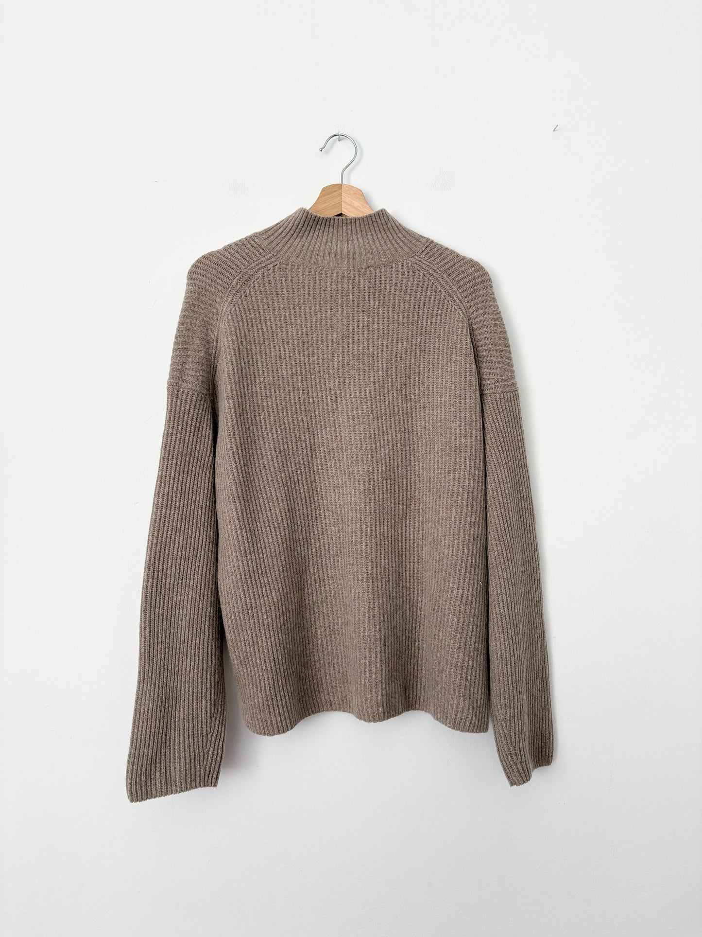 Everlane the cocoon henley in wool cashmere L/XL