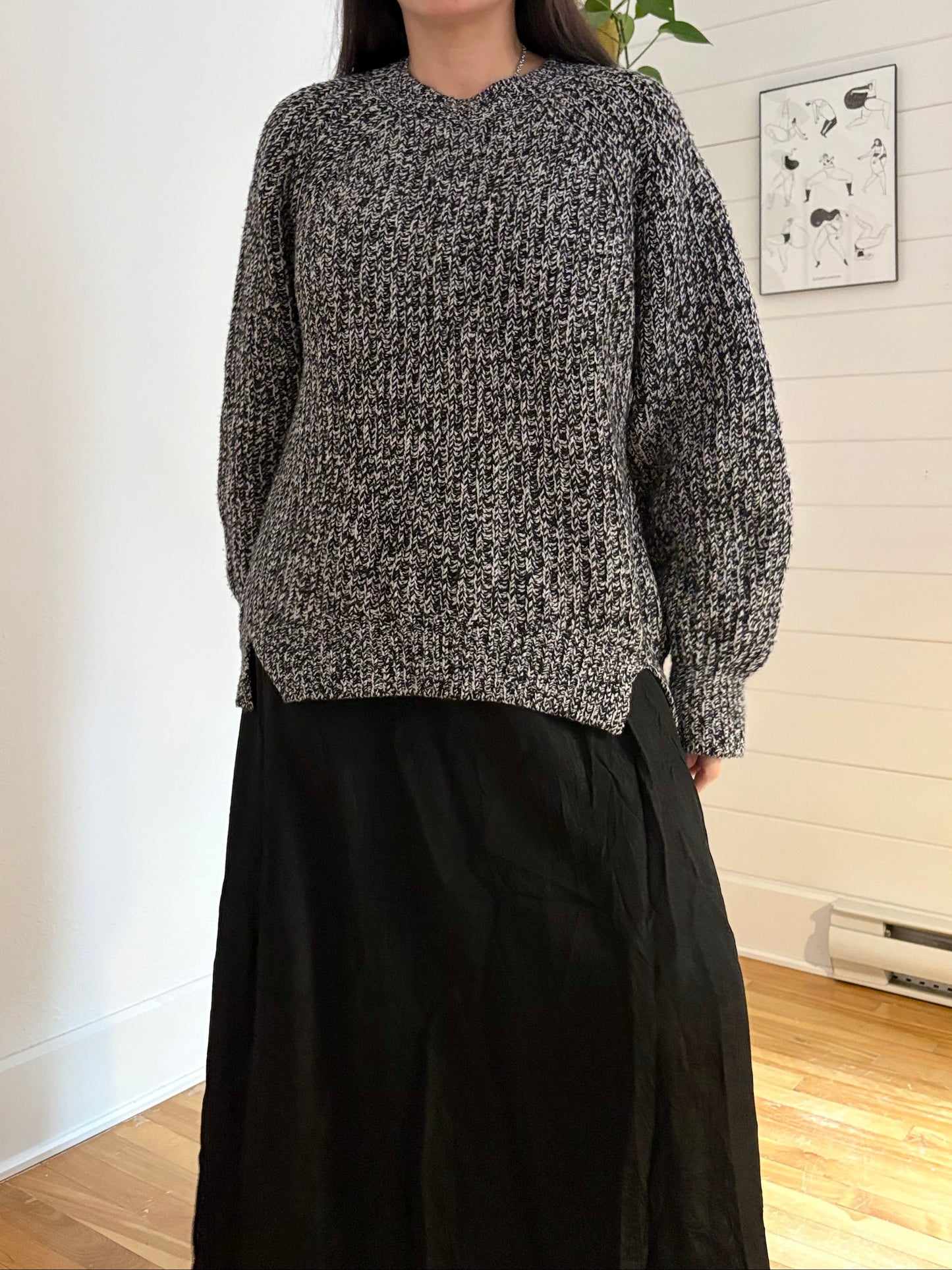 Pull Everlane en laine chinée, taille L