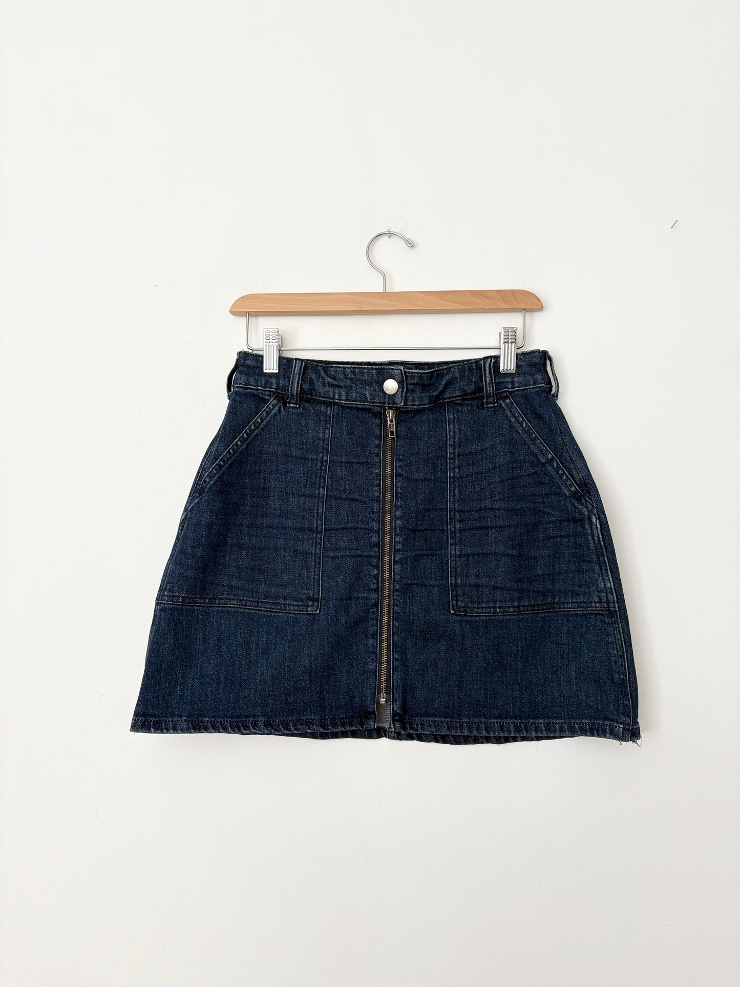 Jupe portefeuille courte Madewell en jean W27/28