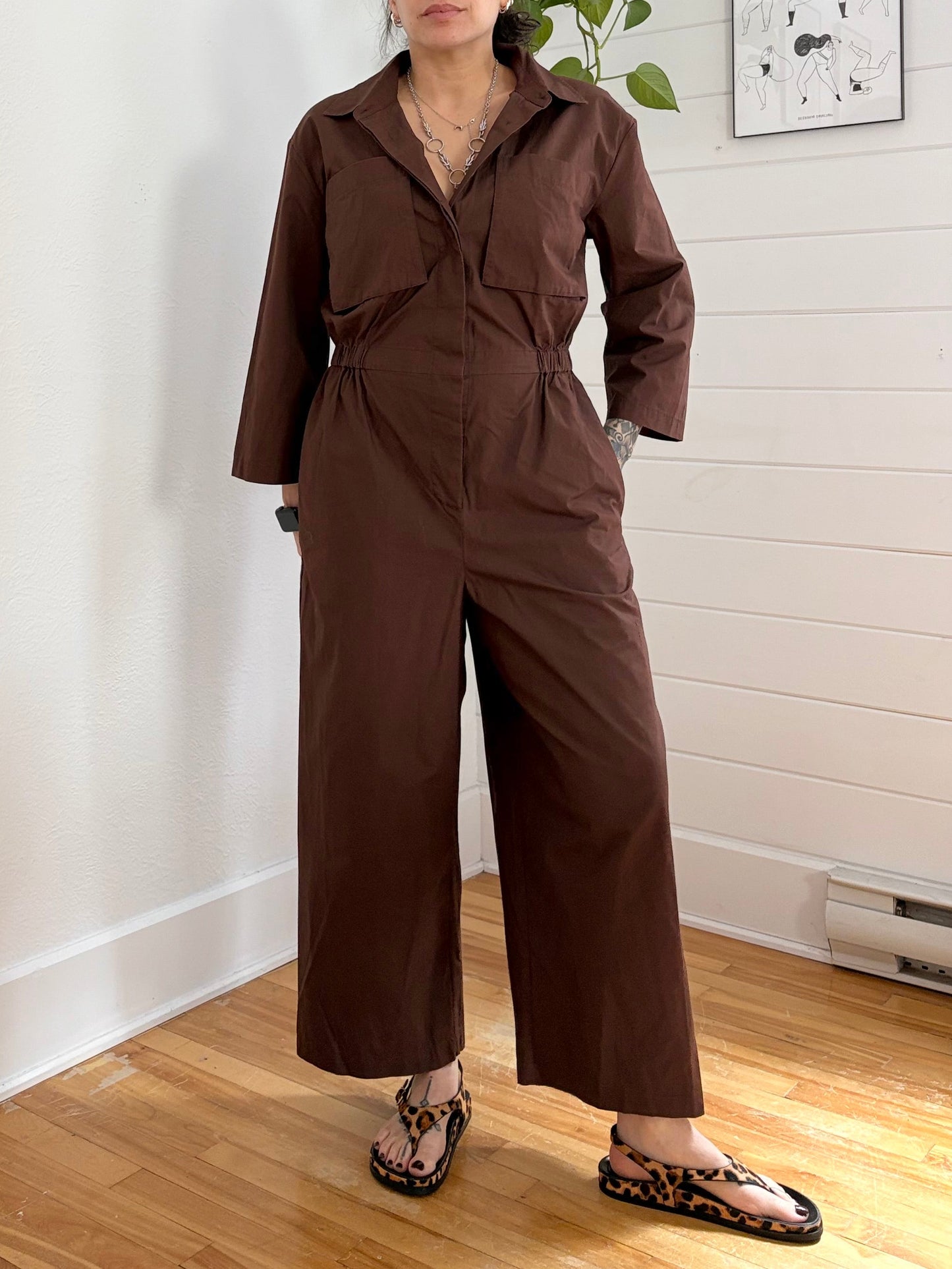 Combinaison Banana Republic en popeline de coton Taille M