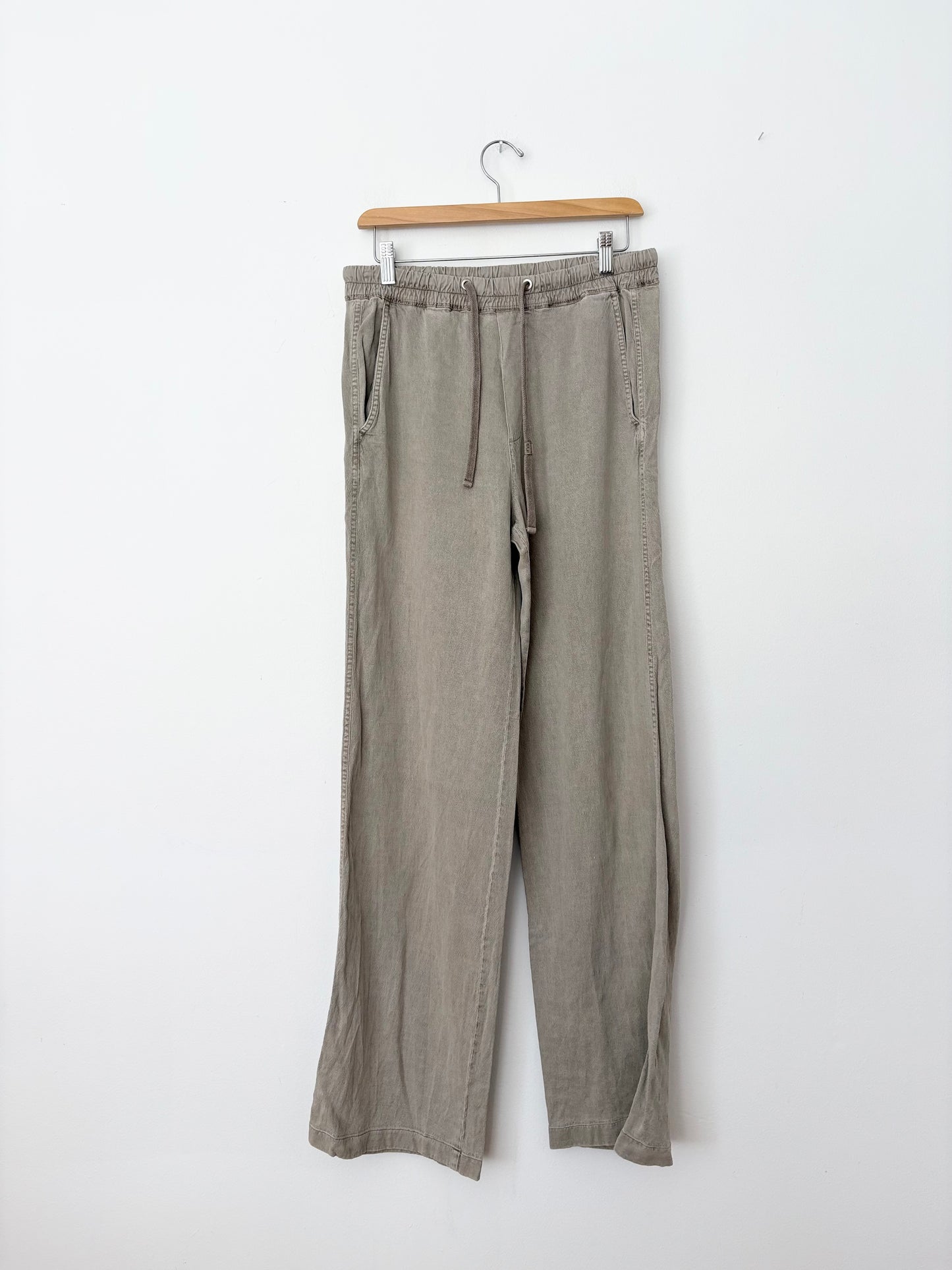 Replay linen blend wide leg pants S/M