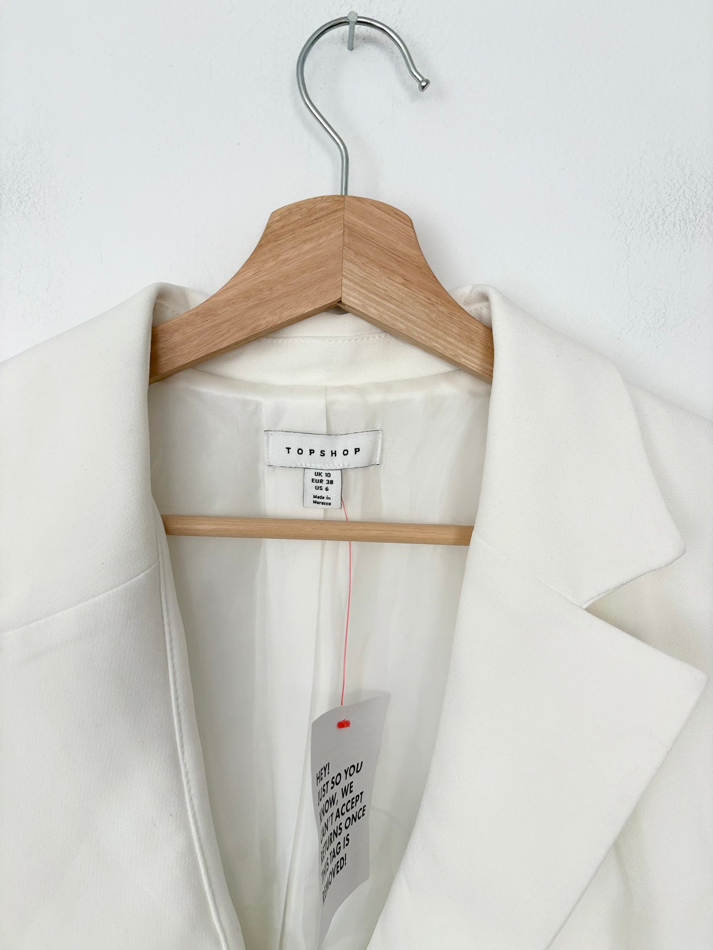 Topshop cut-out blazer romper M/L