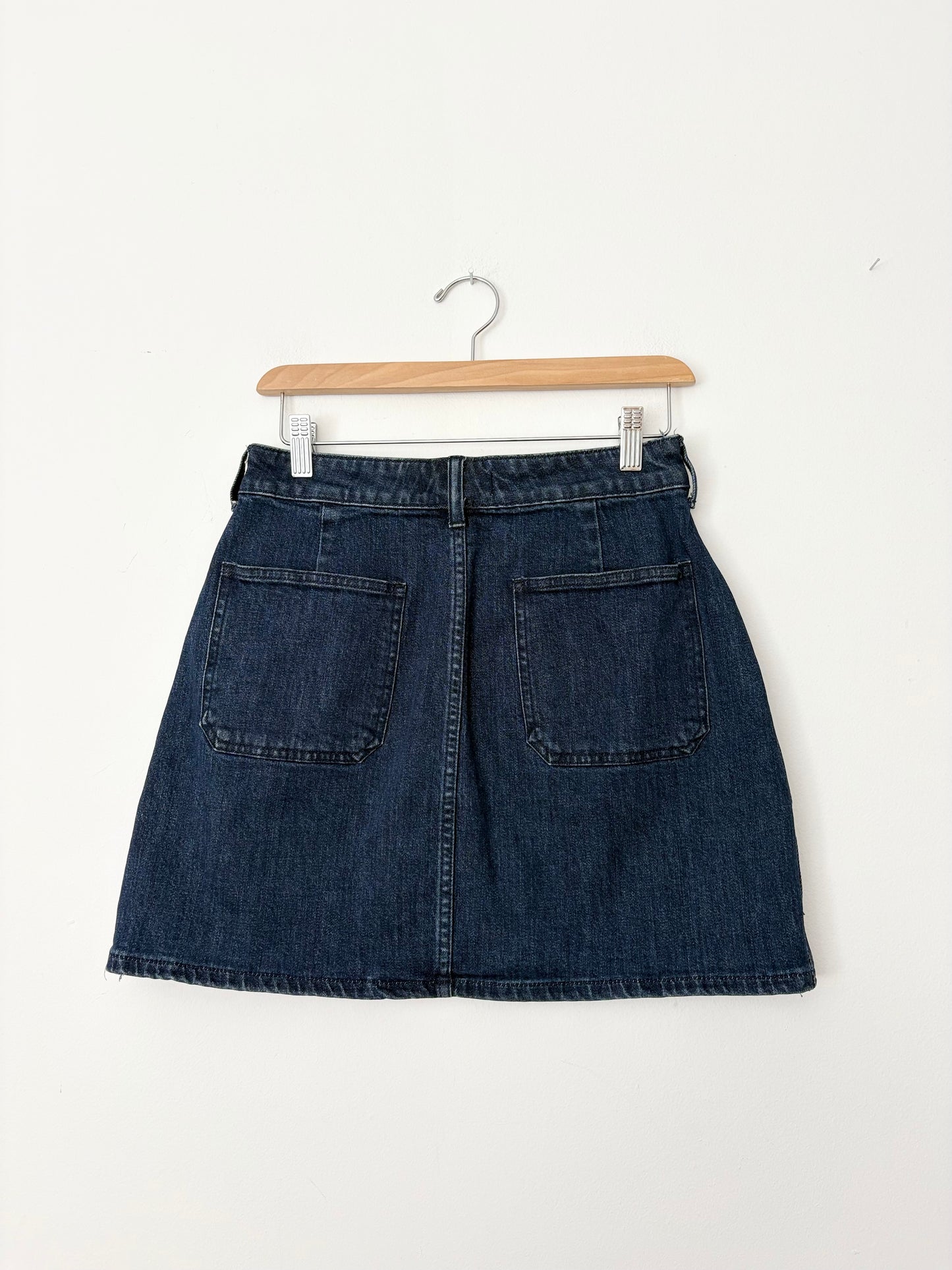 Jupe portefeuille courte Madewell en jean W27/28