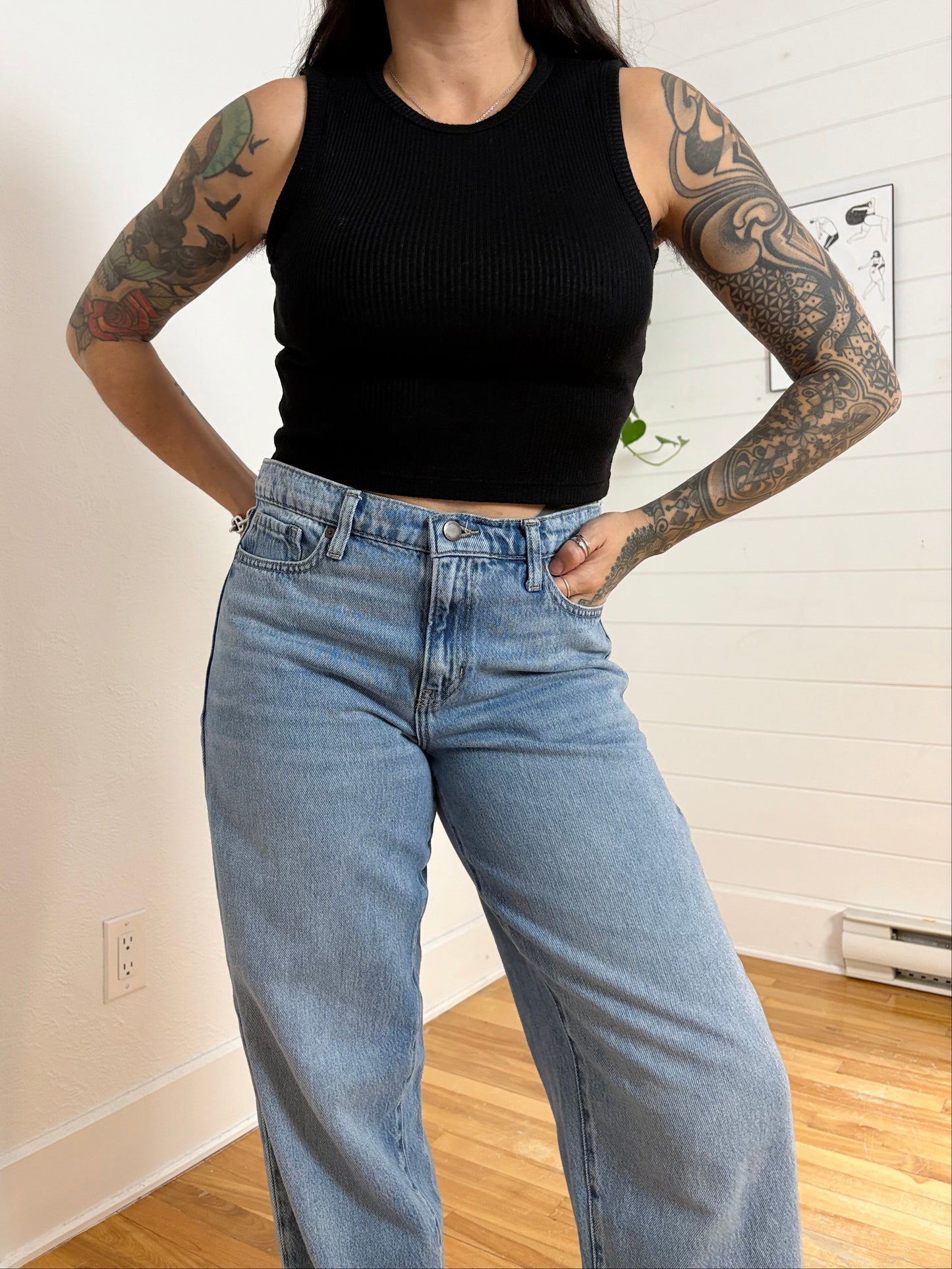 Rag & bone the knit rib crop tank top XS/S