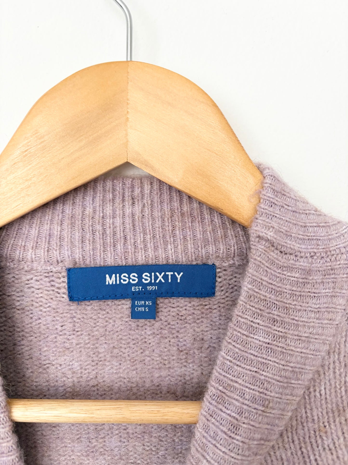 Robe en maille Miss Sixty Y2K à nouer à la taille XS/S