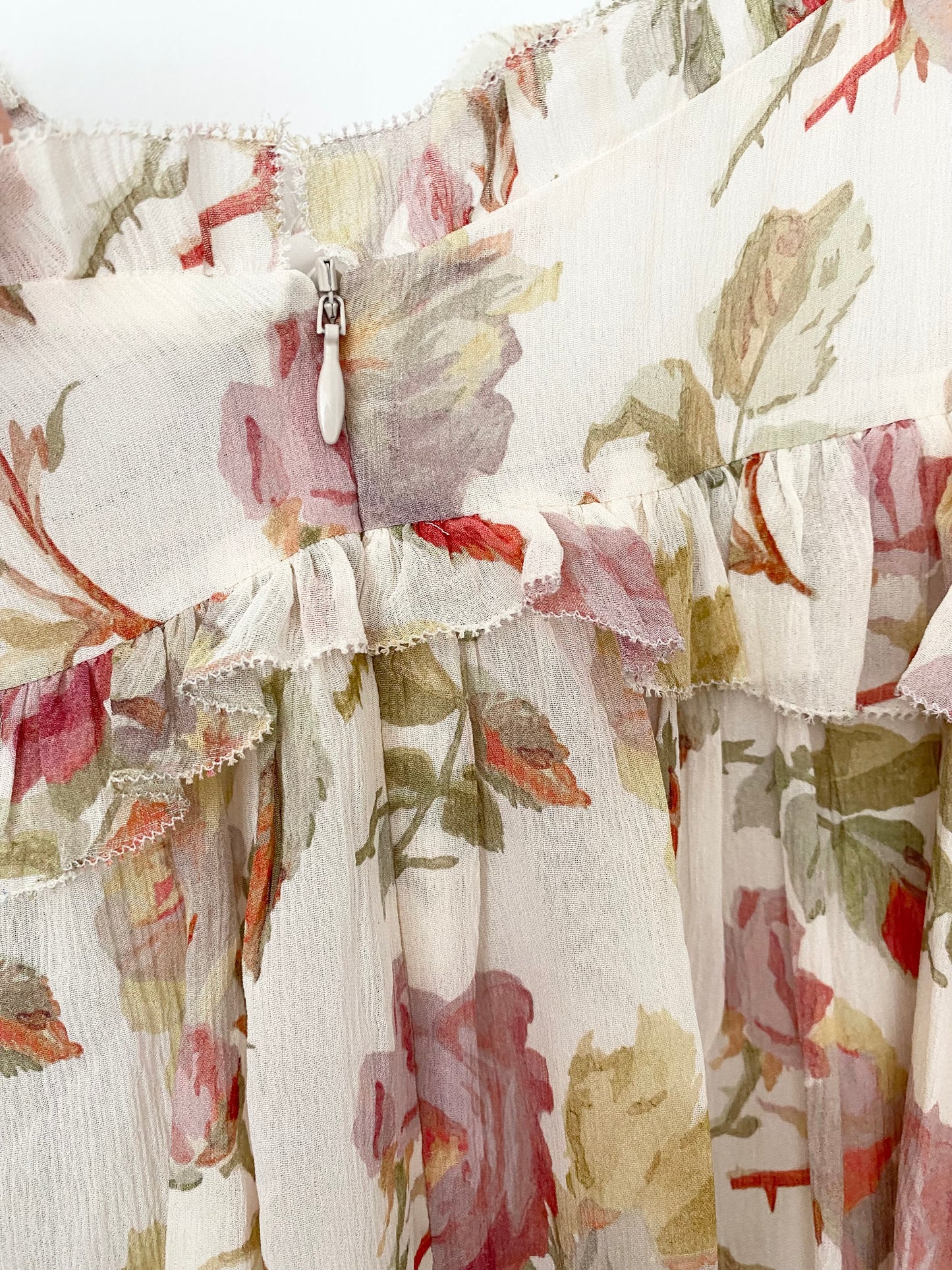 The kooples english roses silk floral mini dress M/L