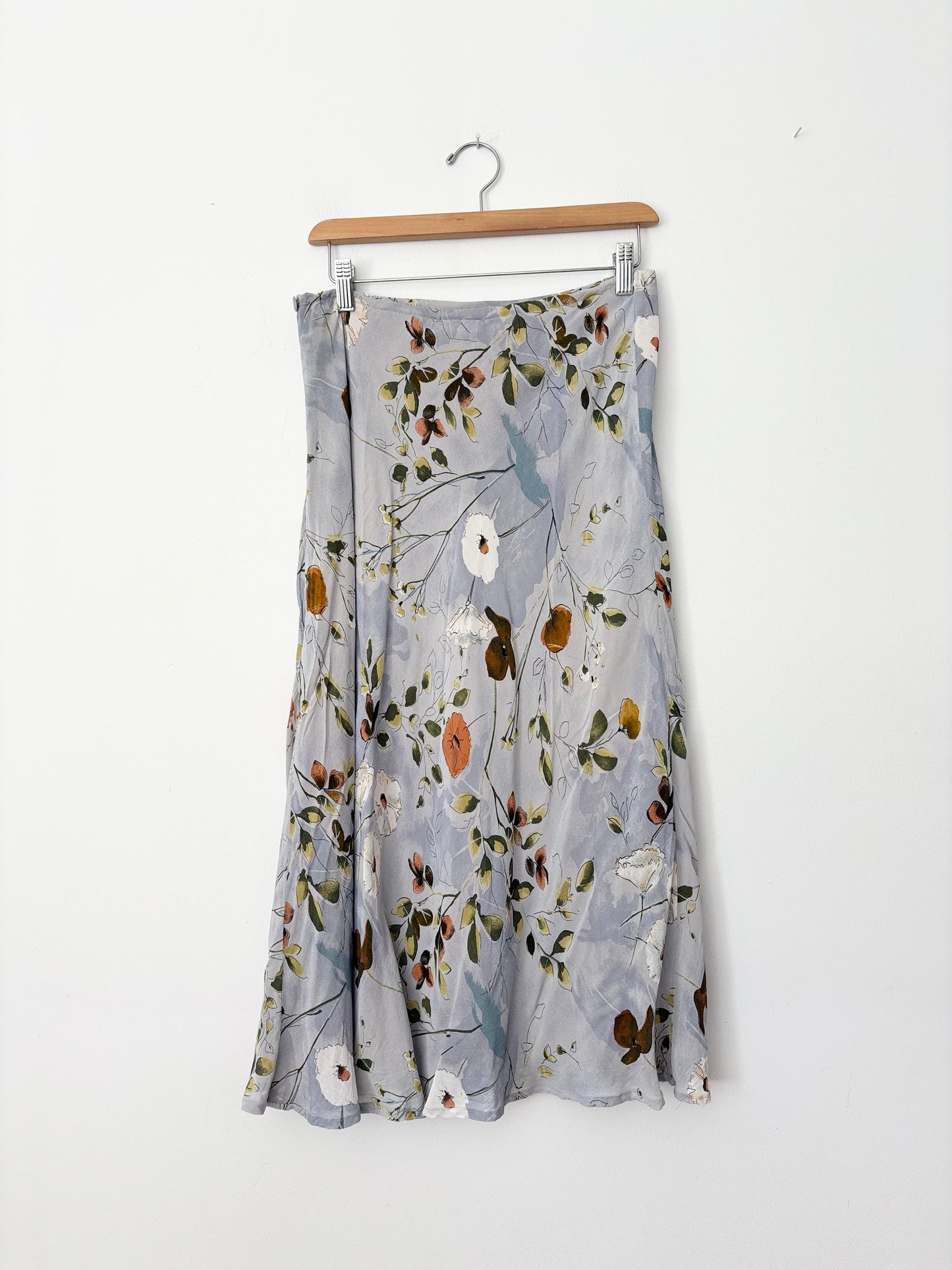 Jupe midi fluide fleurie vintage Taille M