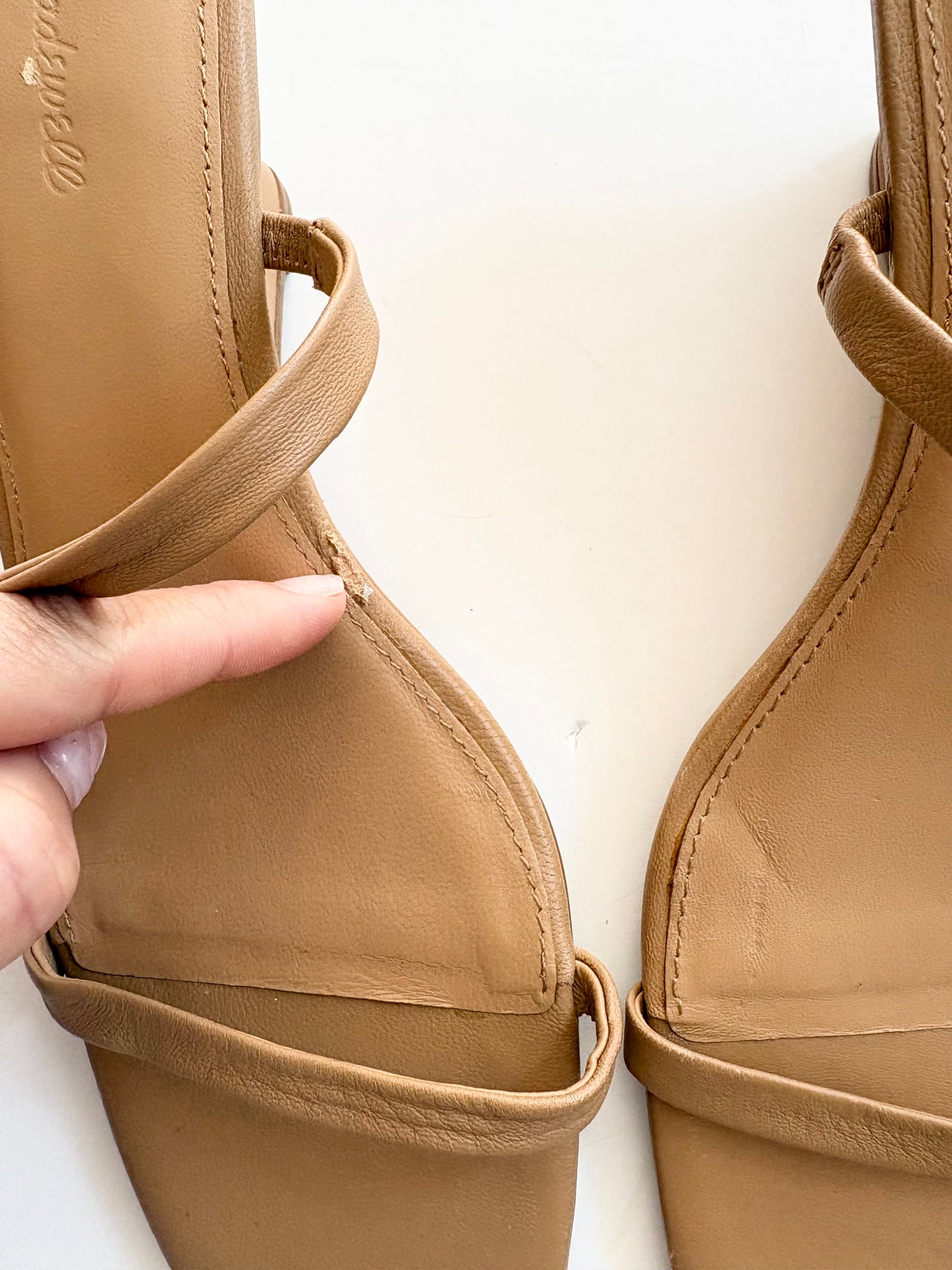 Sandales compensées en cuir Kimmy Madewell