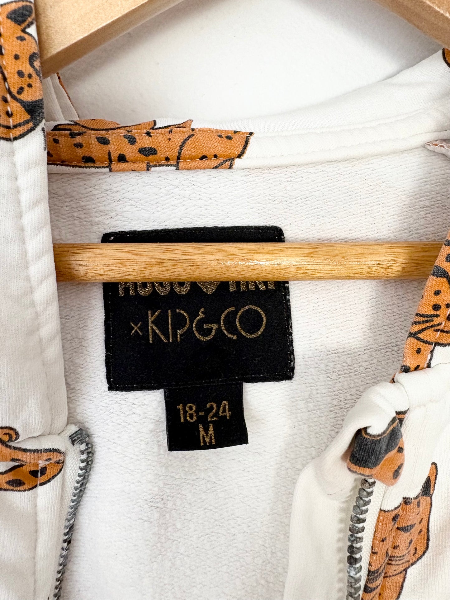 Hugo loves tiki zip up jumpsuit 18/24 months