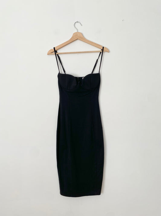 Robe bustier midi Monroe Rare London, taille M 