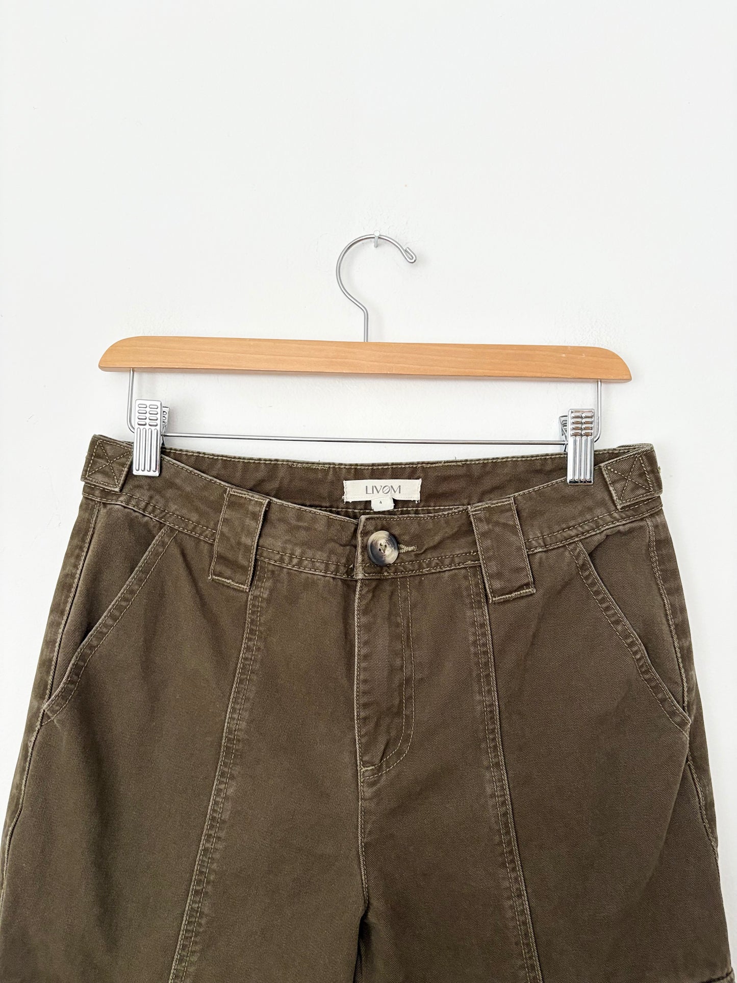 Jean cargo Livom à jambes larges W27/28