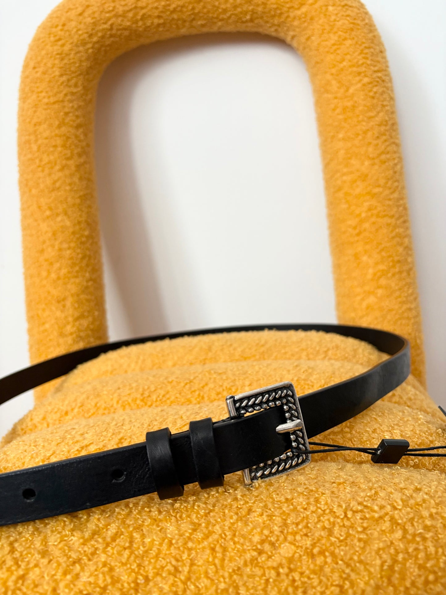 The kooples vintage effect leather belt M-XL