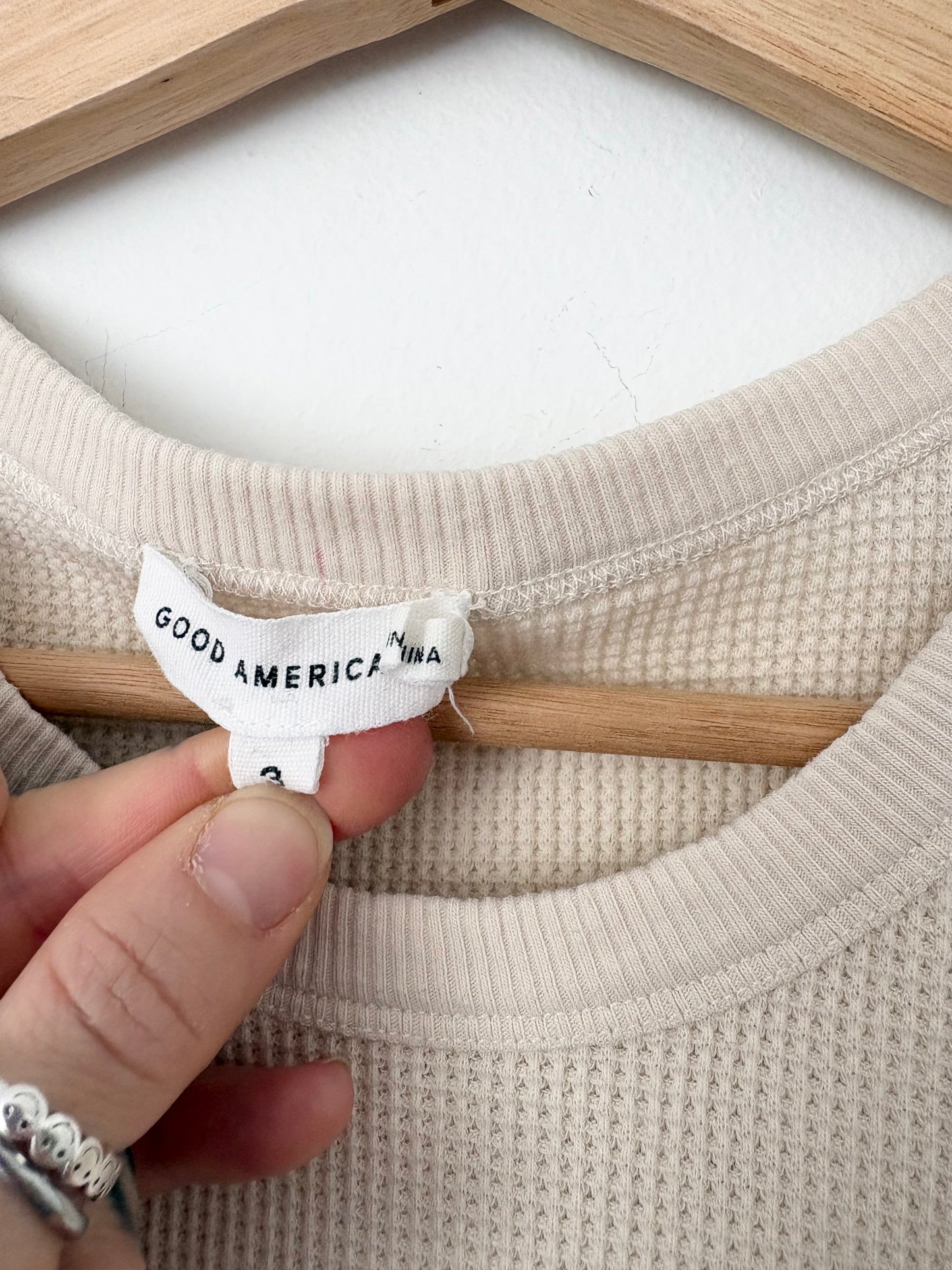 Débardeur thermique Good American années 90, taille M/L