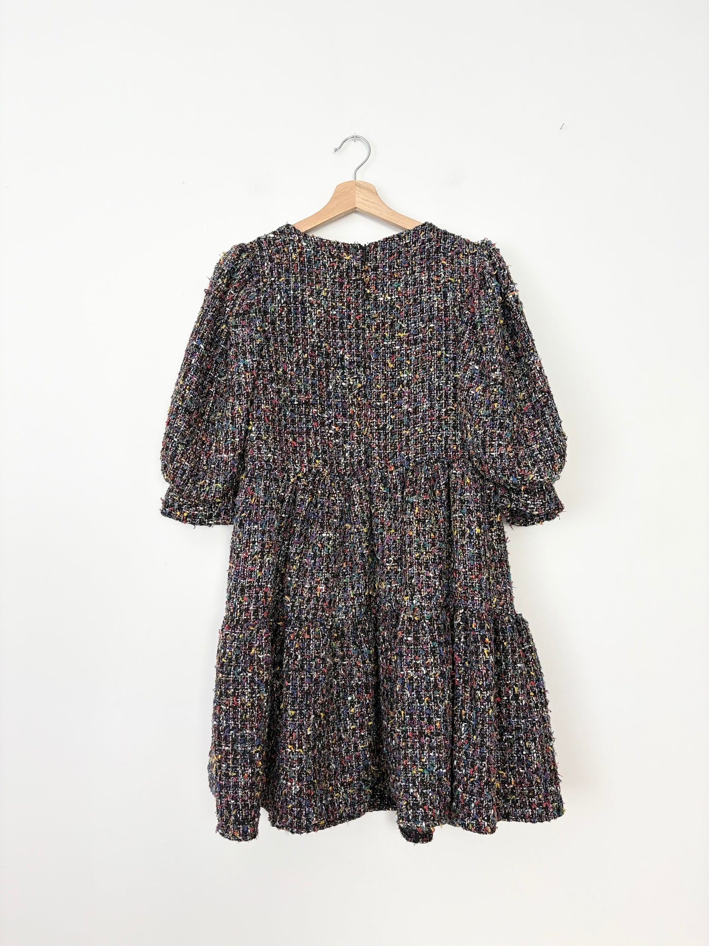 Robe babydoll en tweed Sister Jane Walt, taille S/M