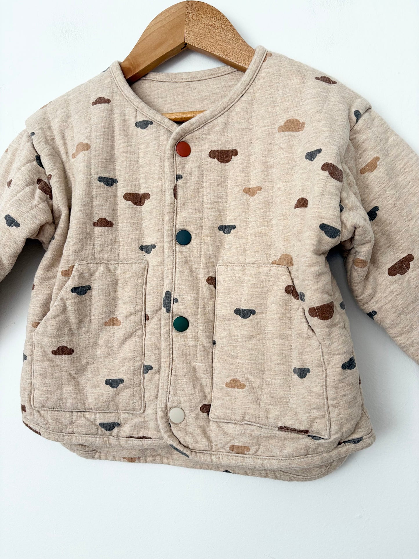 Petite Revery quilted cloud jacket  1-2T