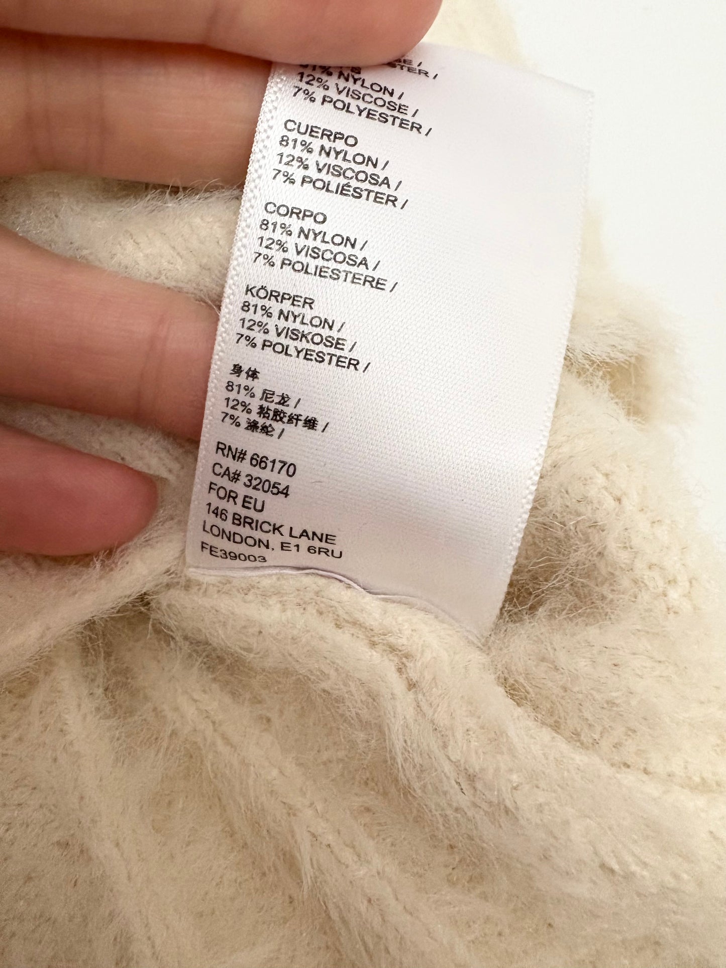 Urban Outfitters fluffy crop sweater Small