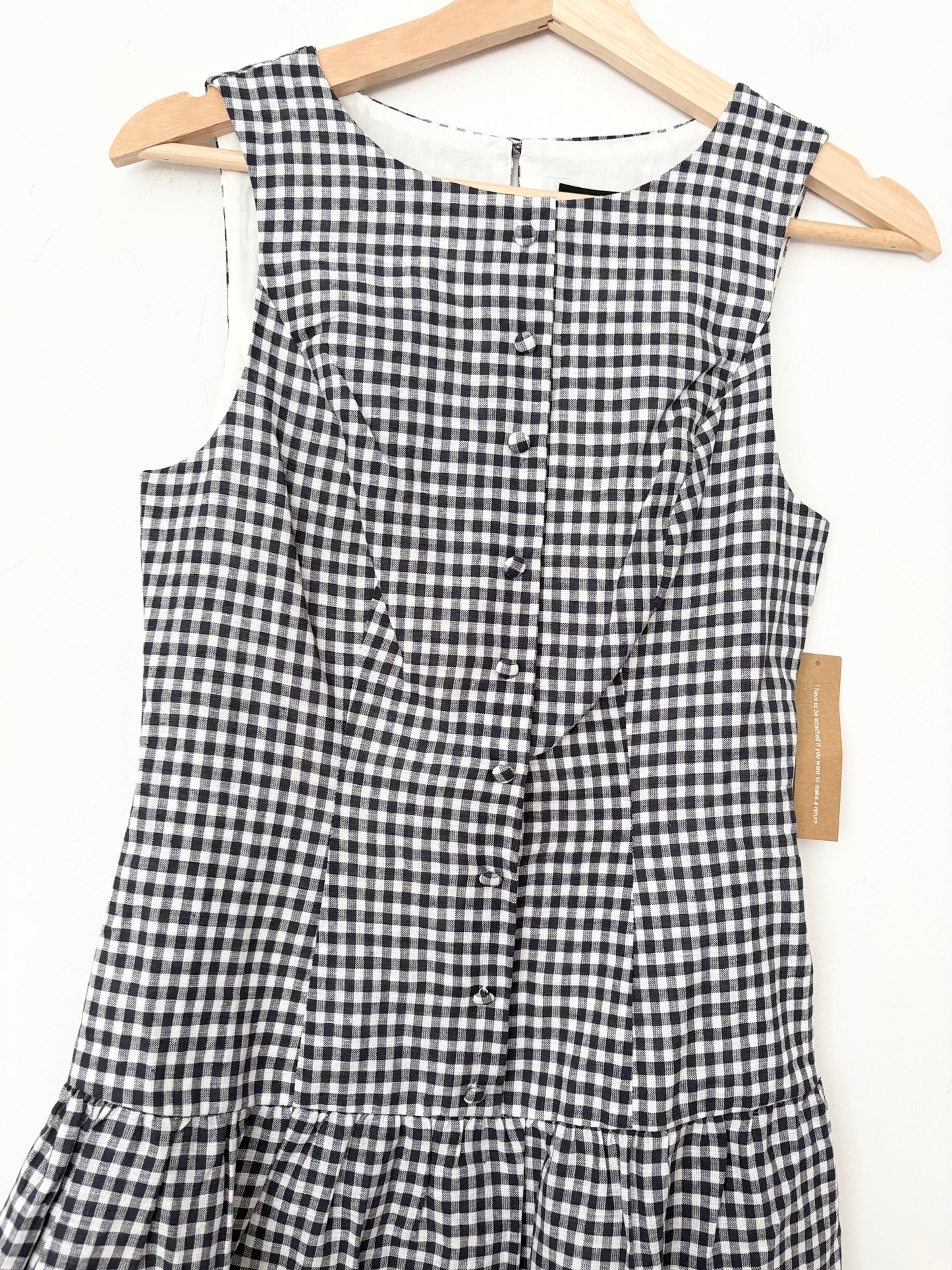 Kourt. gingham ruth dress XS