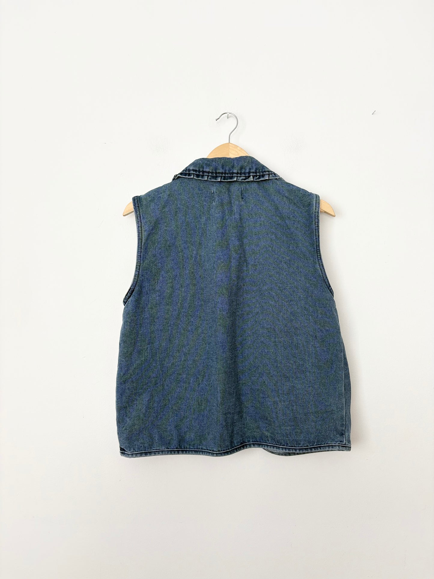 Stoosh Vintage denim tie-front vest M/L