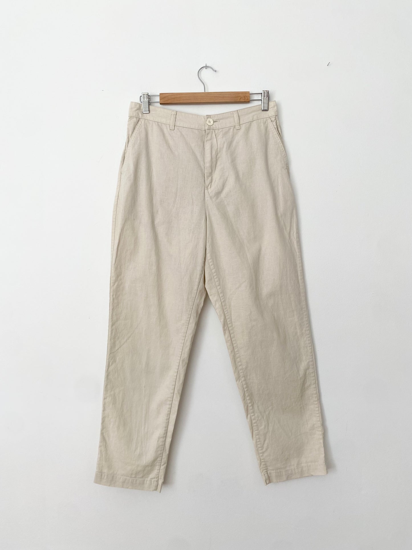 Pantalon large en lin mélangé Uniqlo W28/29