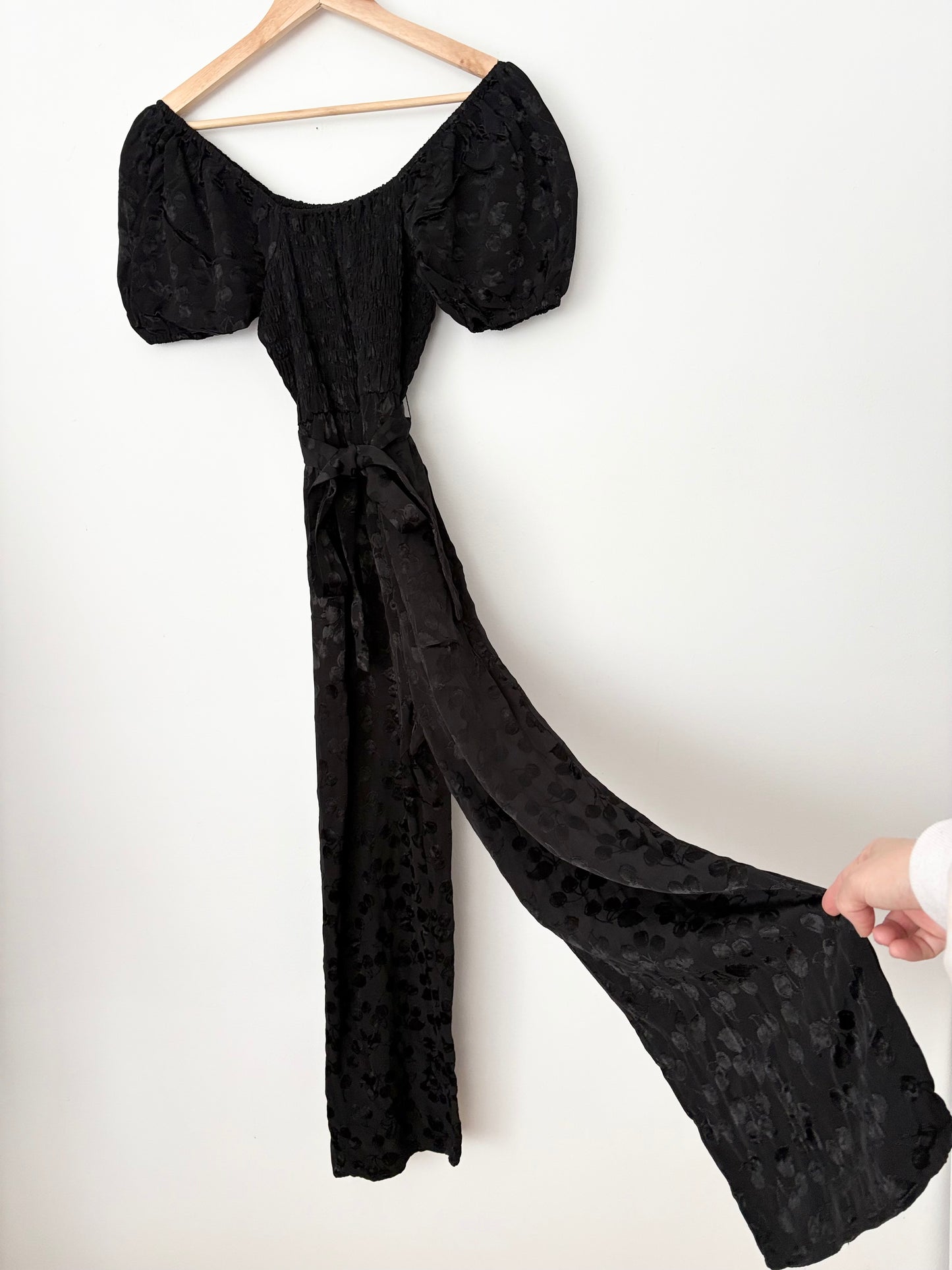 Combinaison pantalon jacquard smockée & Other Stories, taille S