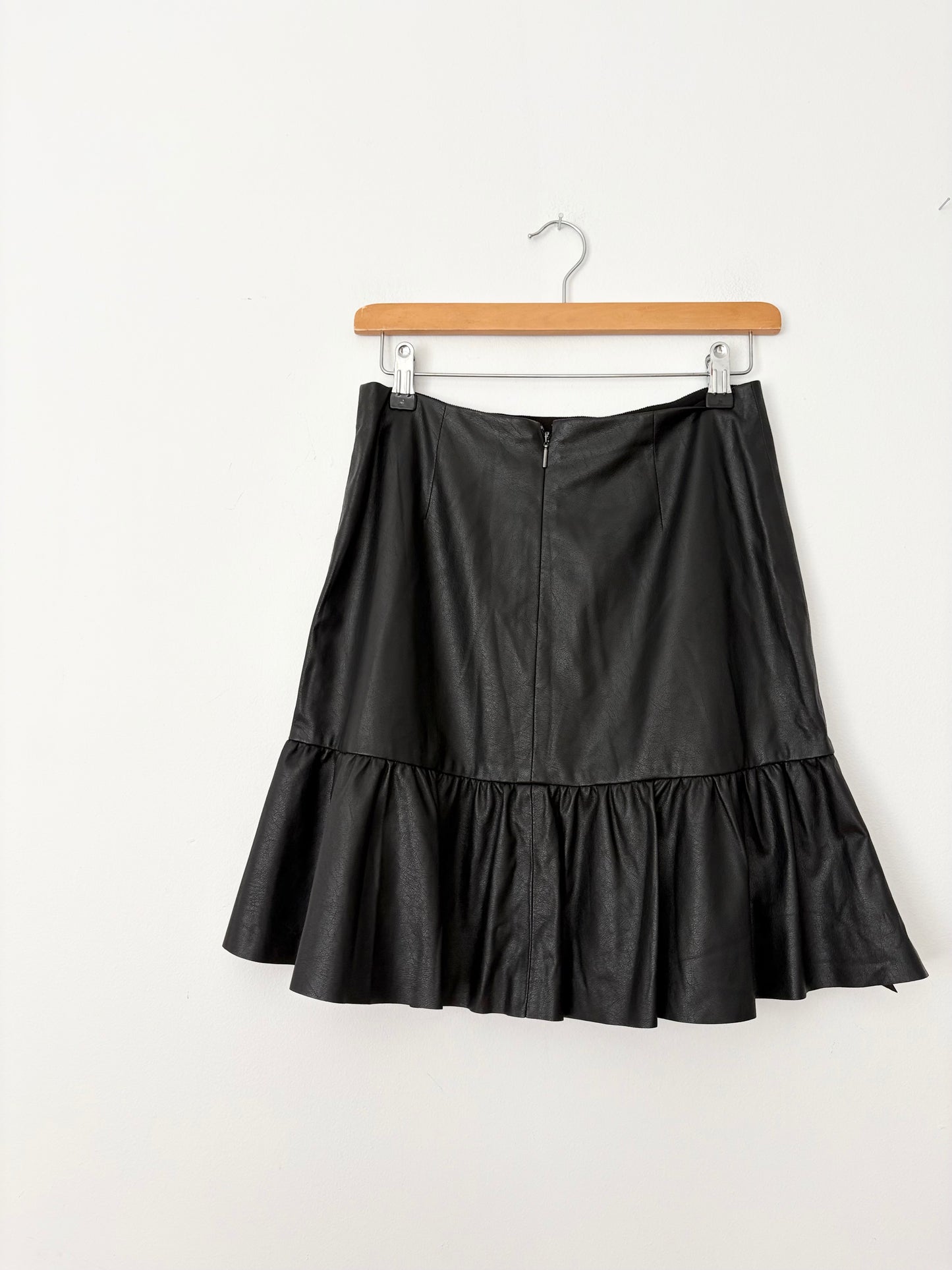 Rebecca Taylor vegan leather mini skirt W26/27