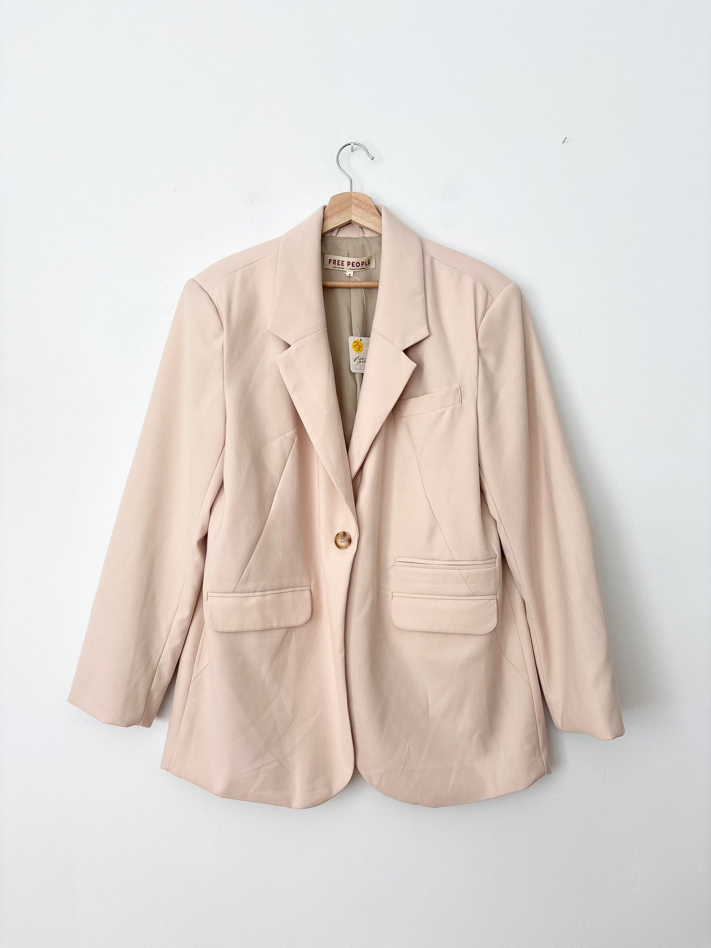 Free People paper cut oversized blazer M/L