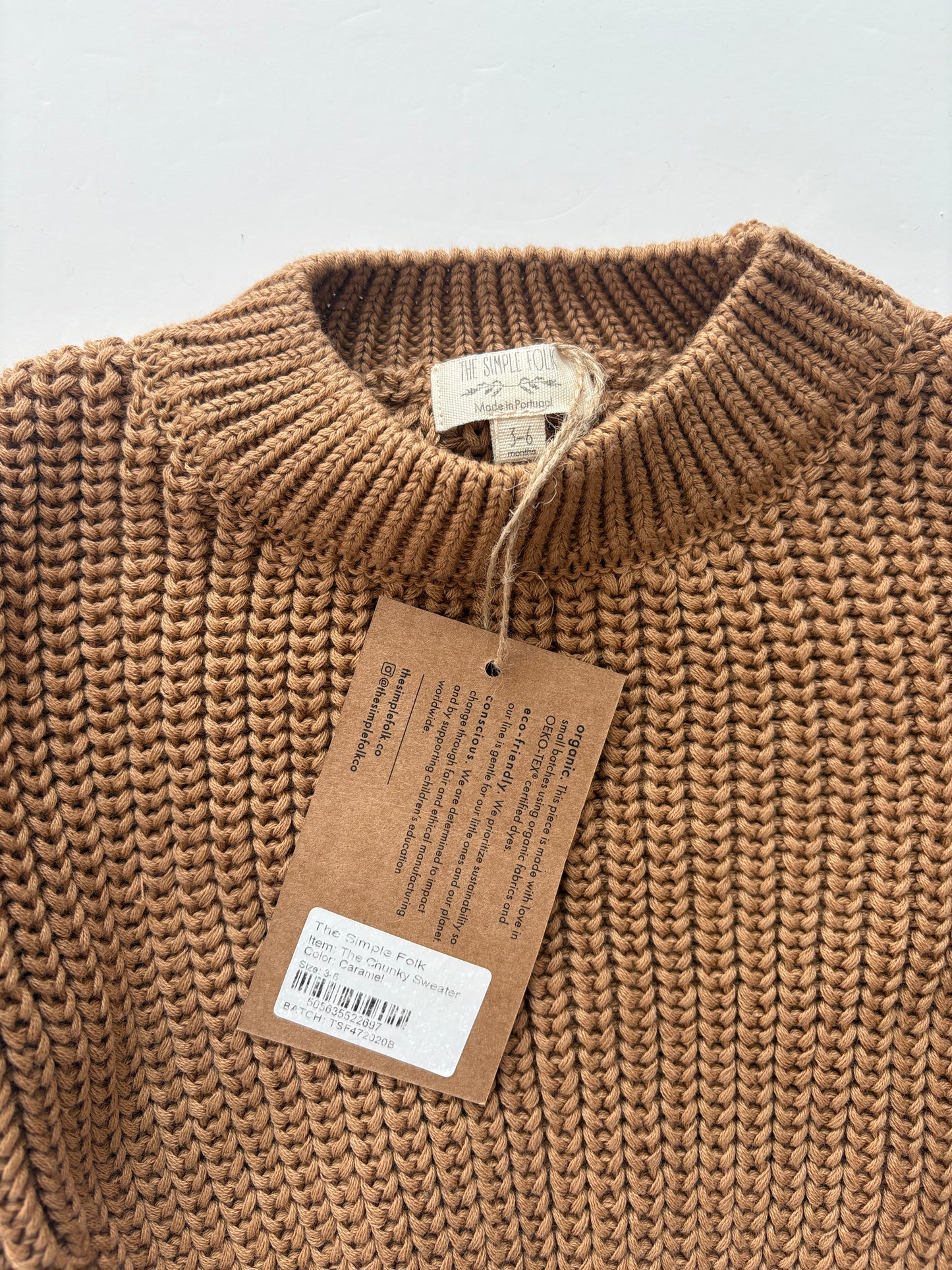 The simple folk chunky sweater 3/6months