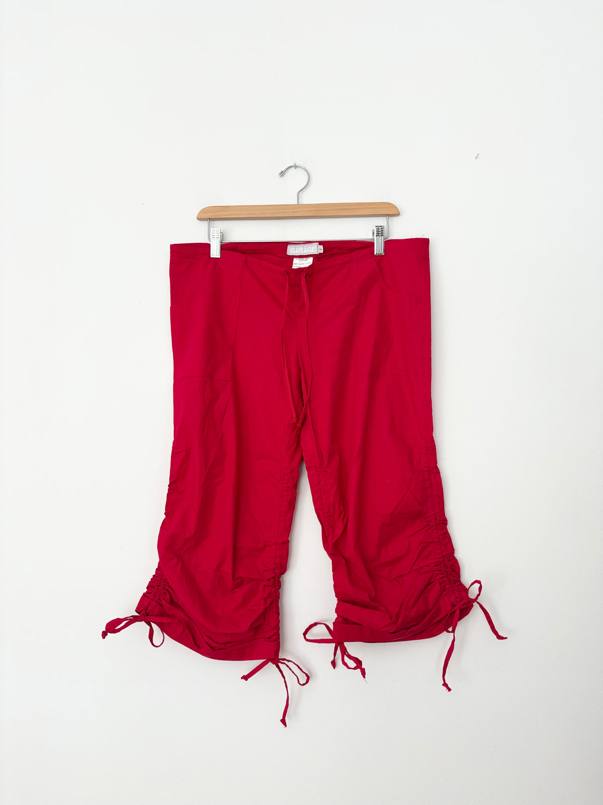 Y2K Garage low waist adjustable capris M/L