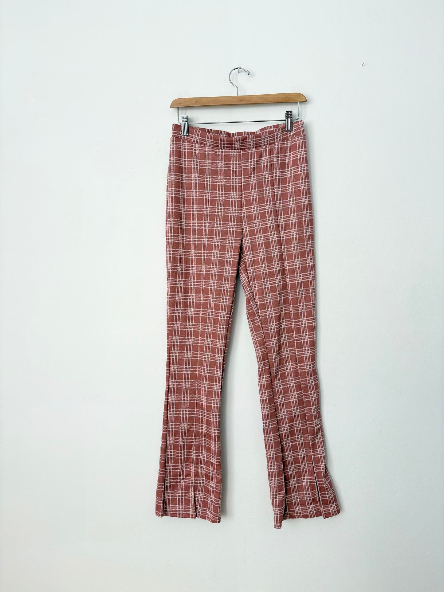 Pantalon à carreaux taille moyennen en tissu recyclé Urban Renewal